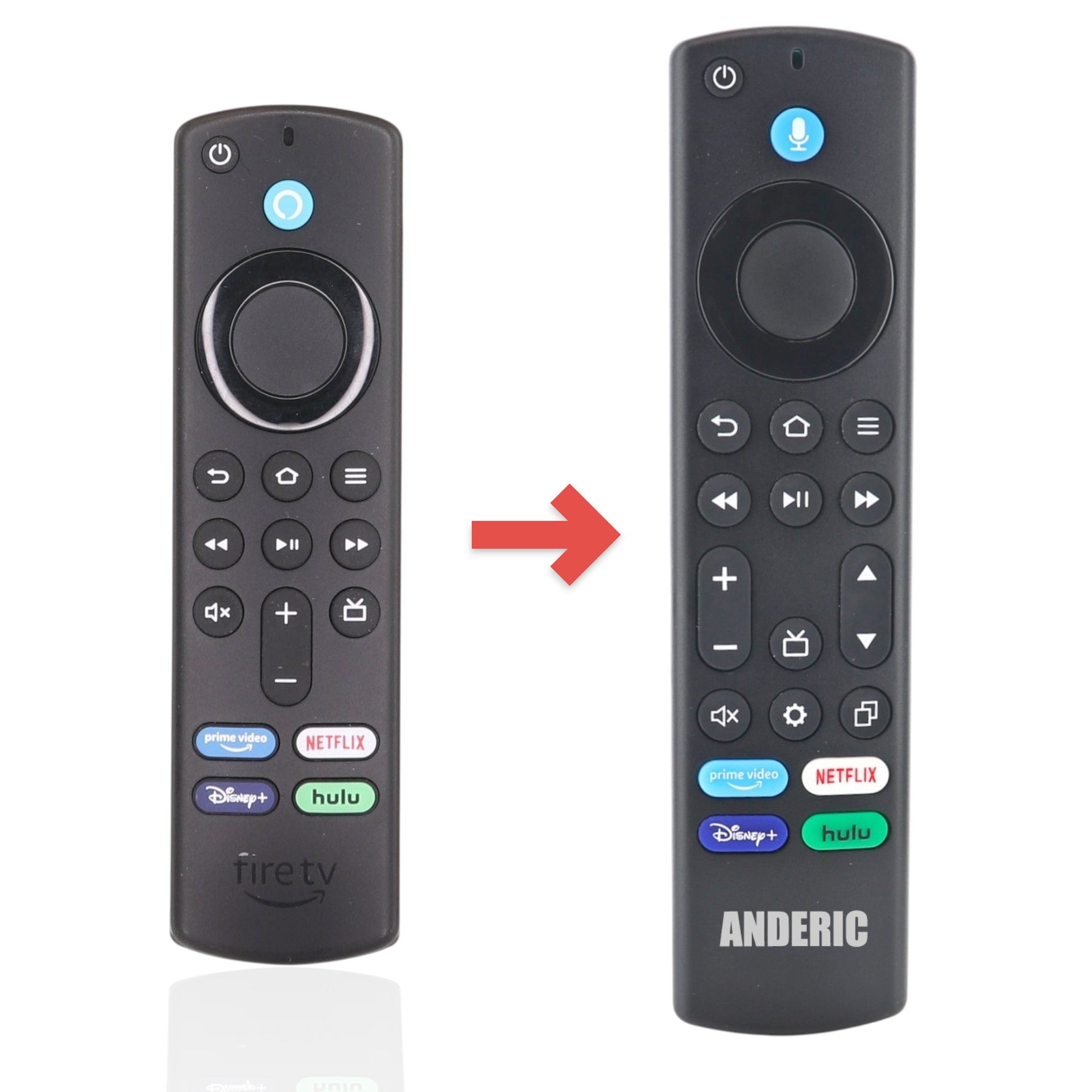 Control remoto Amazon L5B83G de 3.ª generación y 4k con voz de Alexa y control de TV.