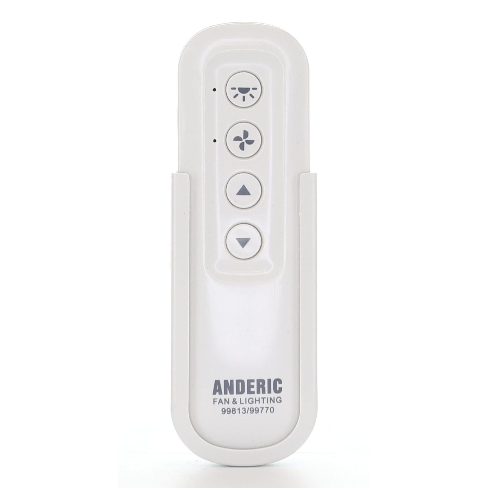Anderic 99770 Replacement Ceiling Fan Remote Control for Hunter & Fanimation 99813, 99770, 99732, 99392, and more