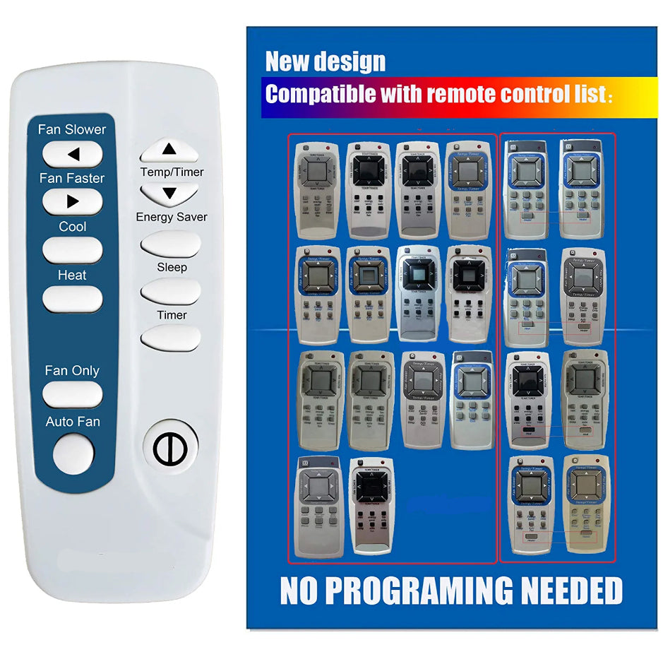 Control remoto genérico RRFRIG01 para aire acondicionado de ventana Frigidaire