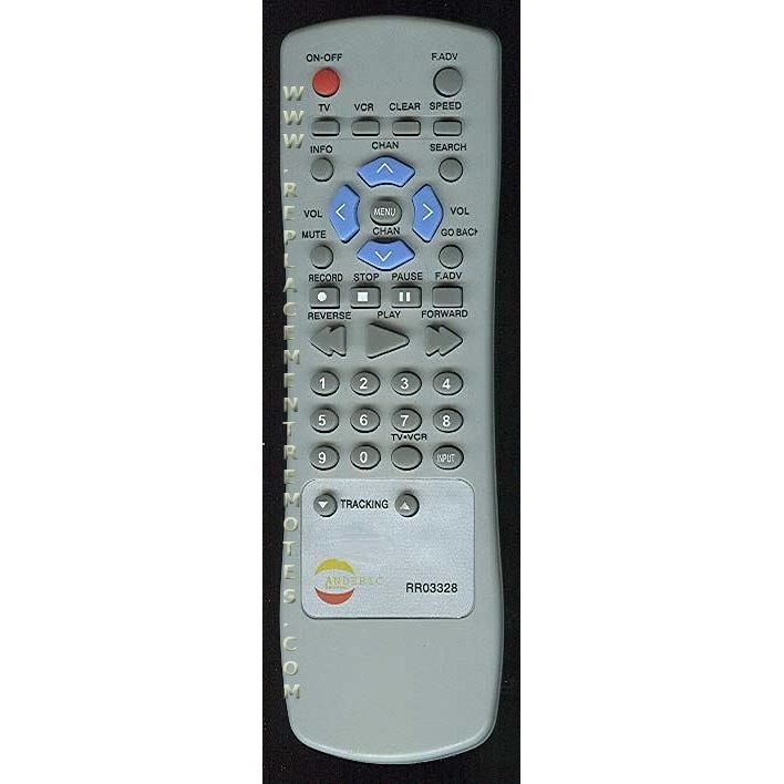 Anderic RR03328 Replacement VCR Remote Control for RCA, GE, Proscan
