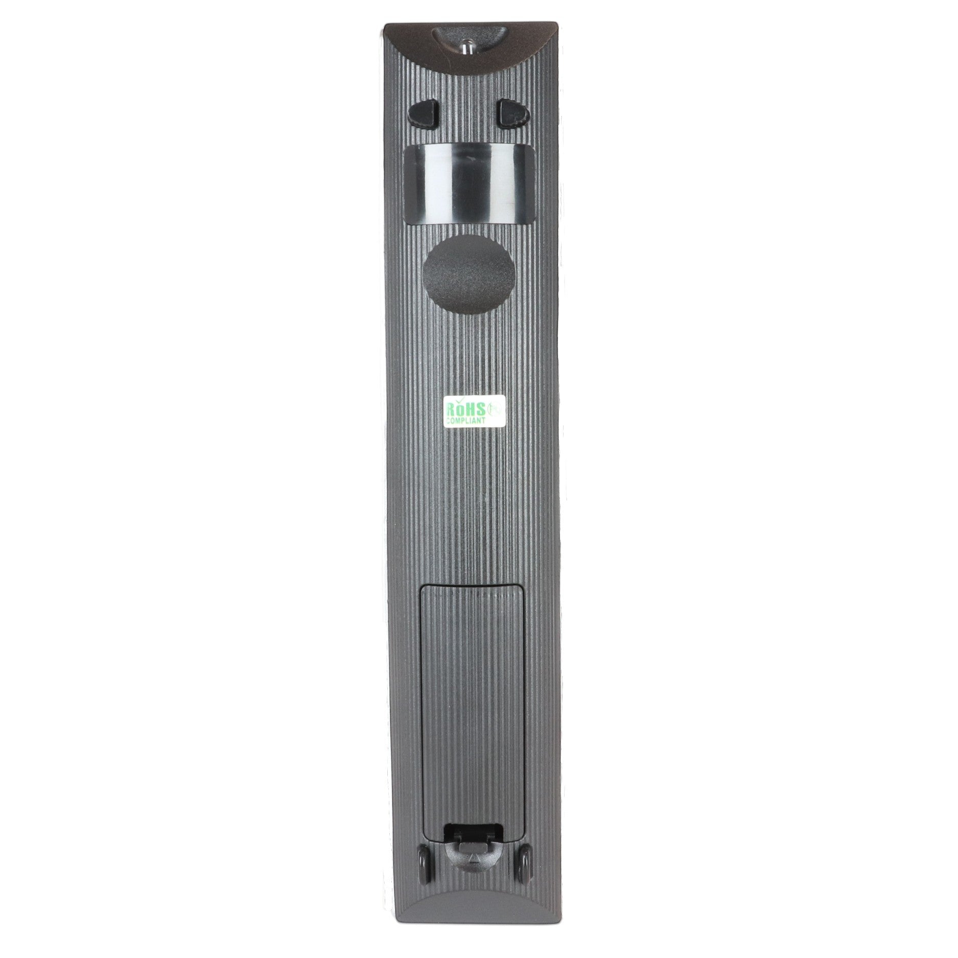 Anderic black IR remote control for Sony smart TVs with a textured finish and RoHS compliant sticker
