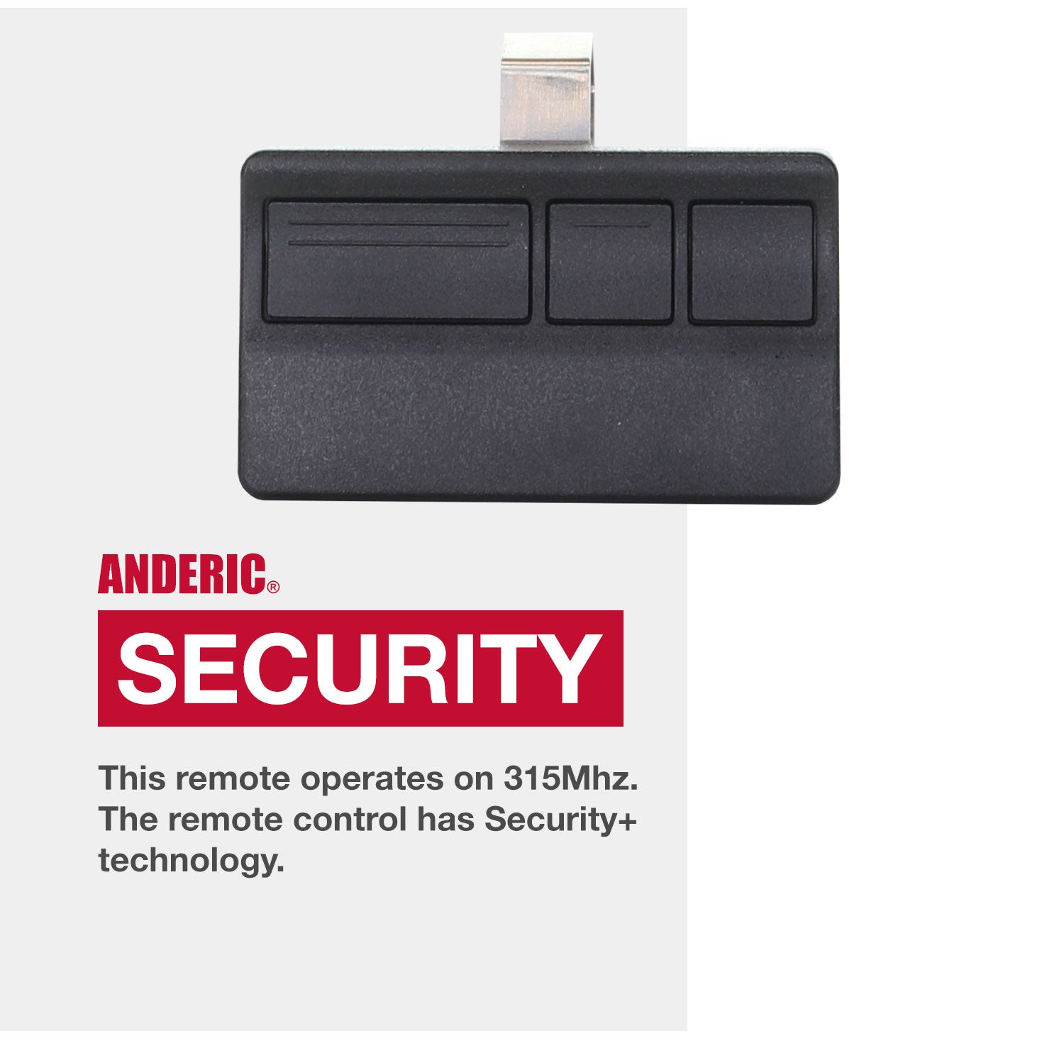 Anderic 373LM Replacement Garage Door Opener Remote Control for Liftmaster, Sears, and Chamberlain with Purple Learn Button