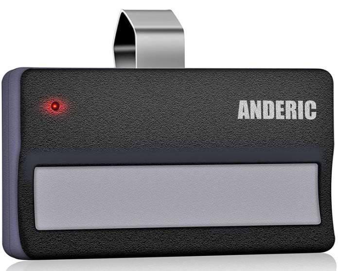 Anderic 971LM Replacement Garage Door Opener Remote Control for Liftmaster, Chamberlain, Sears, Craftsman, and Raynor with Red/Orange Learning key