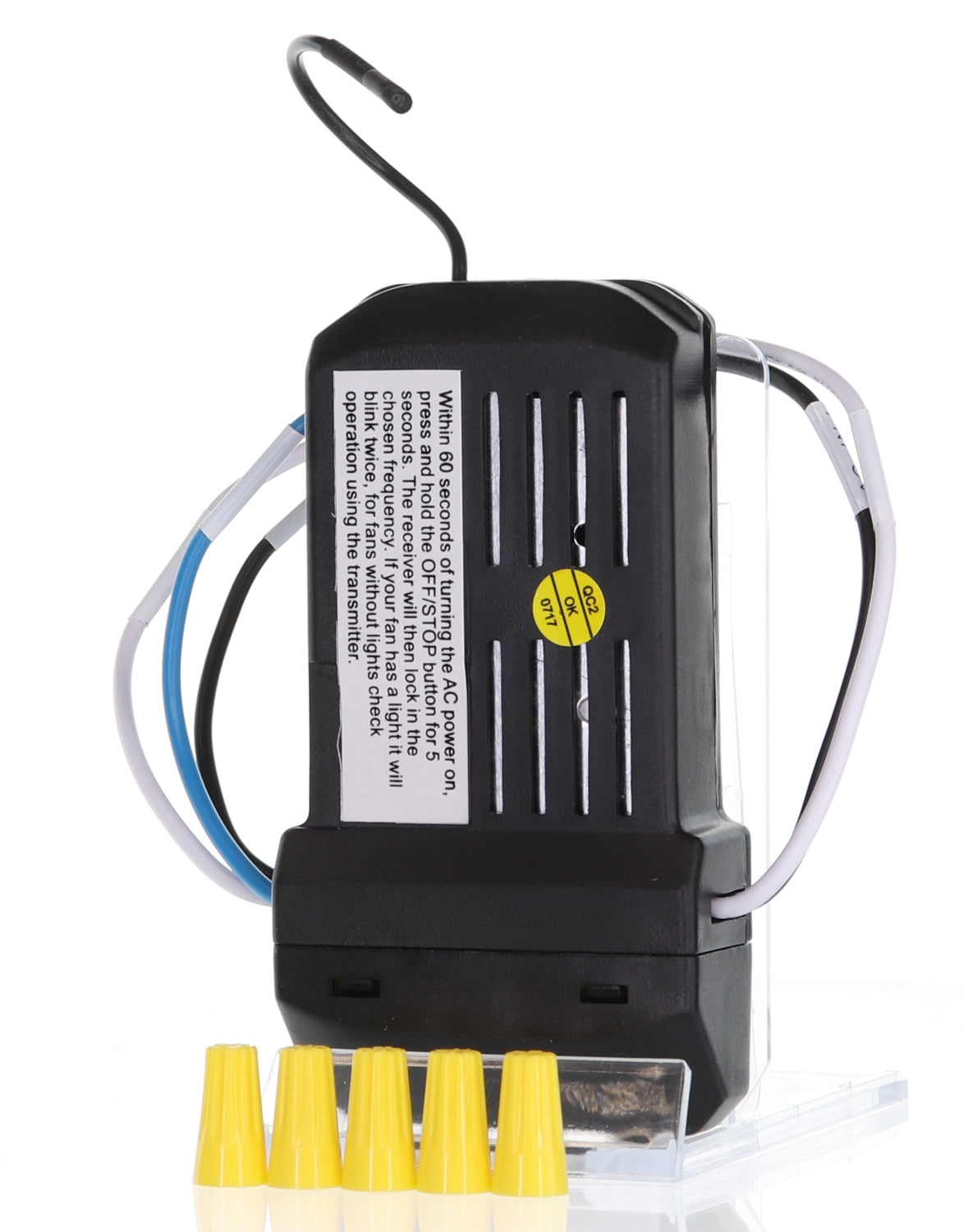 Anderic UC7067RYA con aprendizaje para receptor de ventilador de techo Harbor Breeze