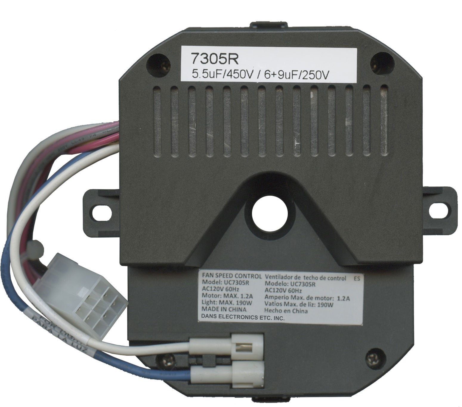 Anderic MR77A.2 Nouvelle version pour récepteur de ventilateur de plafond Hampton Bay Altura 68 pouces