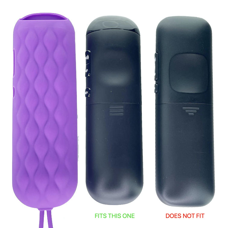 Anderic YKR1751-PUR Rubber Protective Case for RC280 TCL and Roku TV Remote Controls - Purple | RC-280