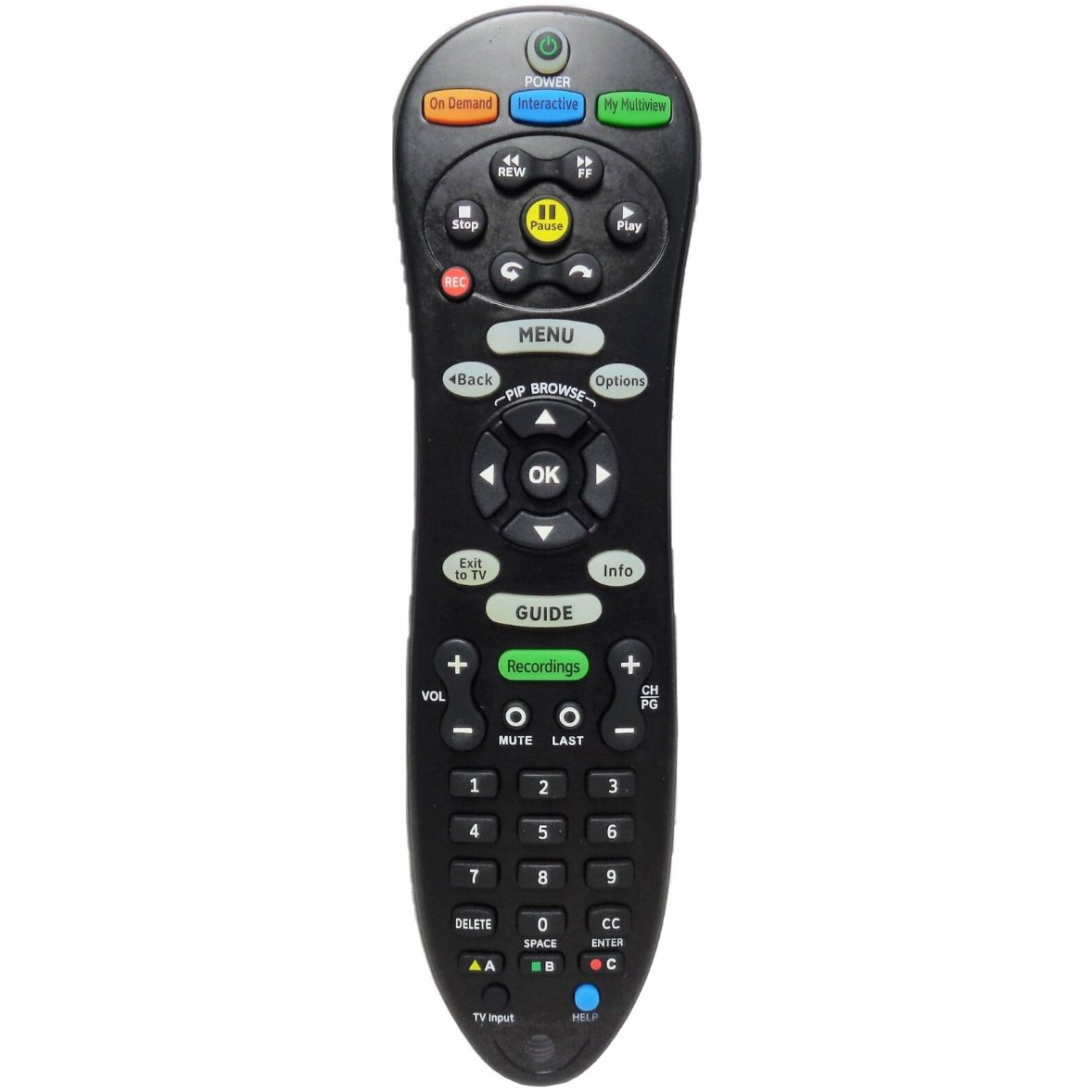 Control remoto por cable U-verse AT&T S20S1A