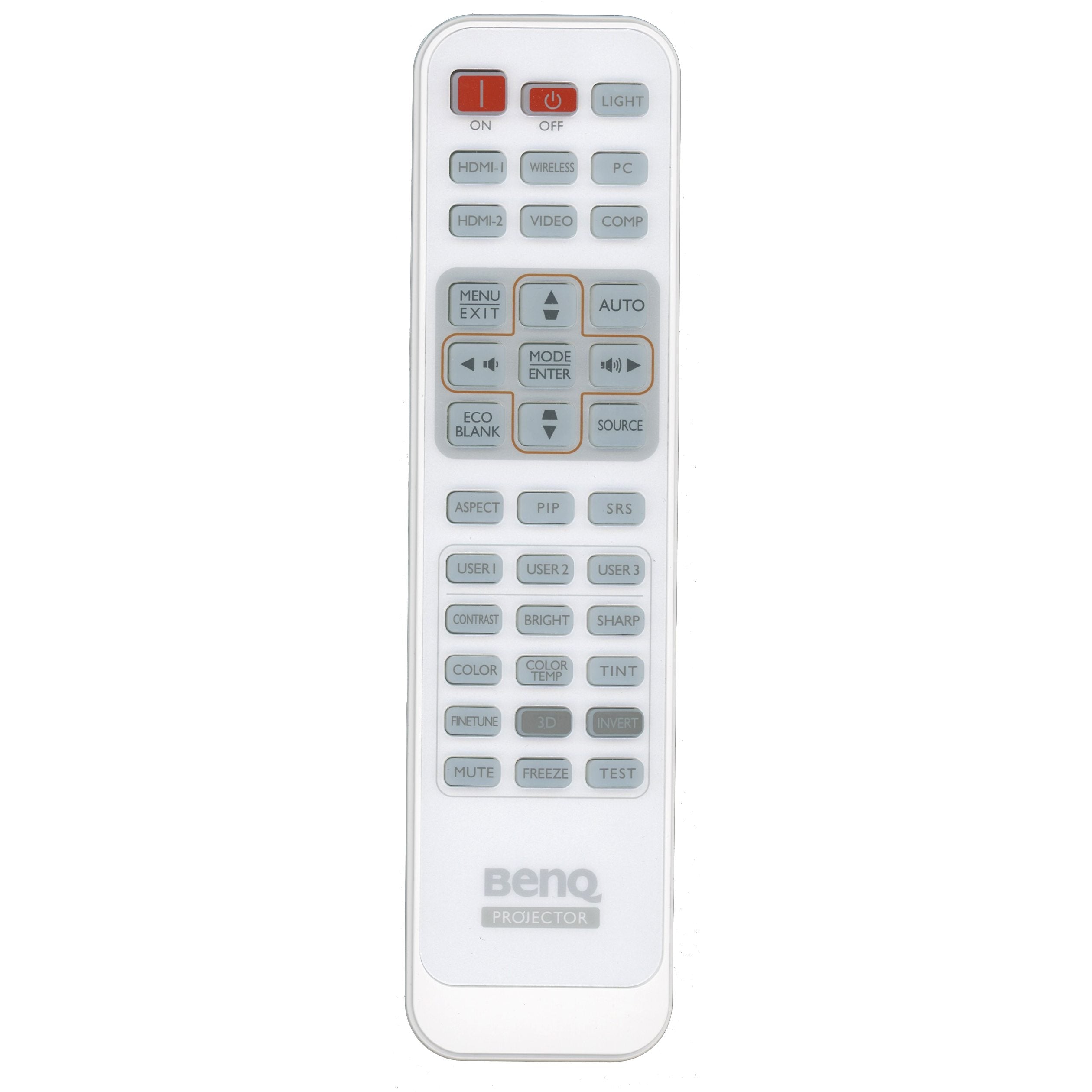 Control remoto del proyector BenQ 1051A-5987