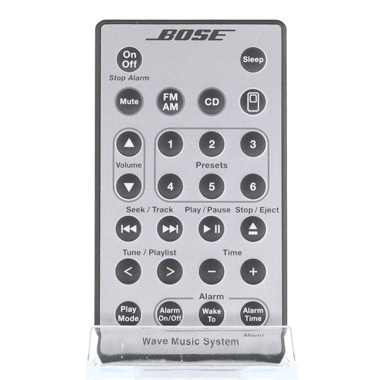 Control remoto de audio plateado del sistema de música Bose WMSI Wave
