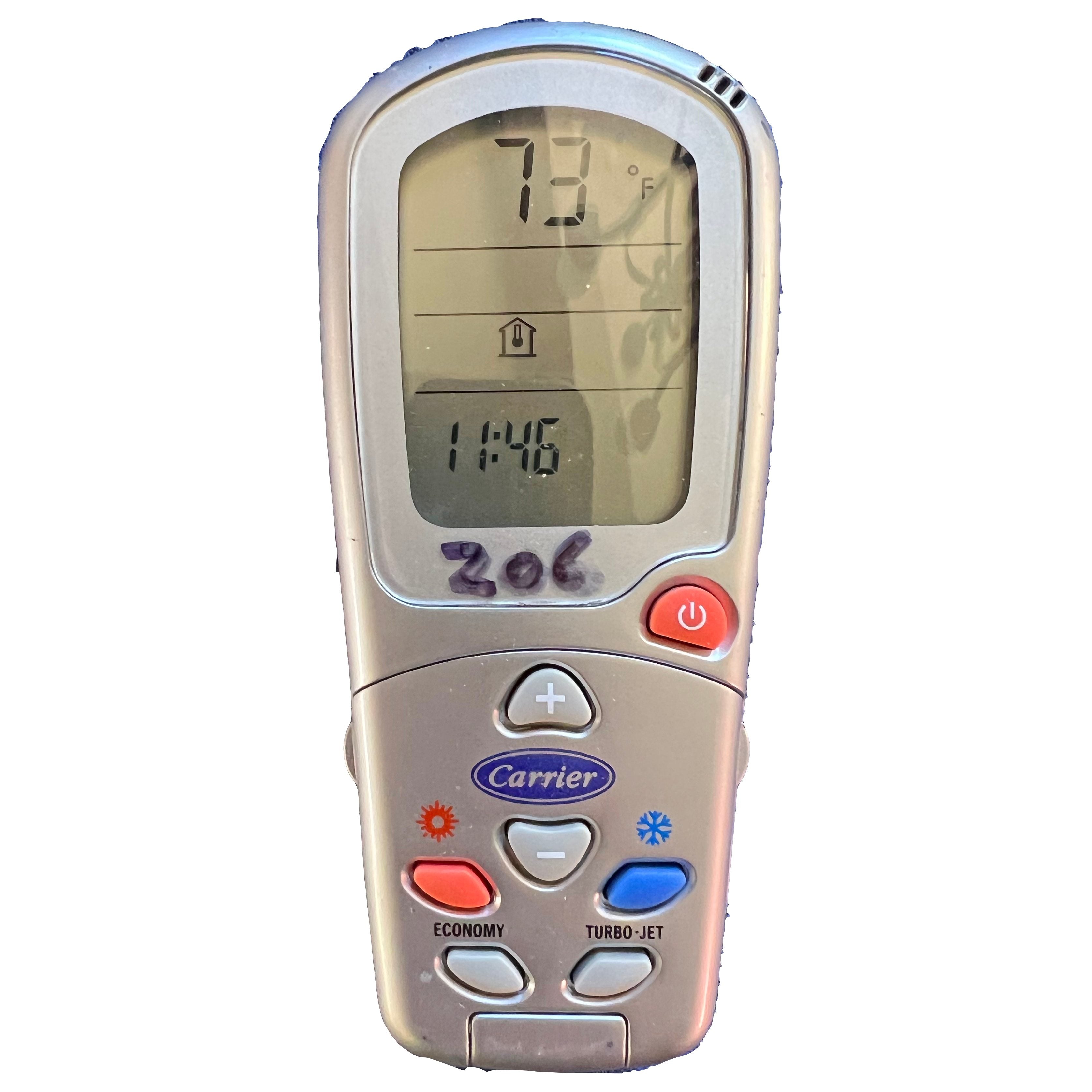 Télécommande pour climatiseur mural Carrier TQLX2036HCrem