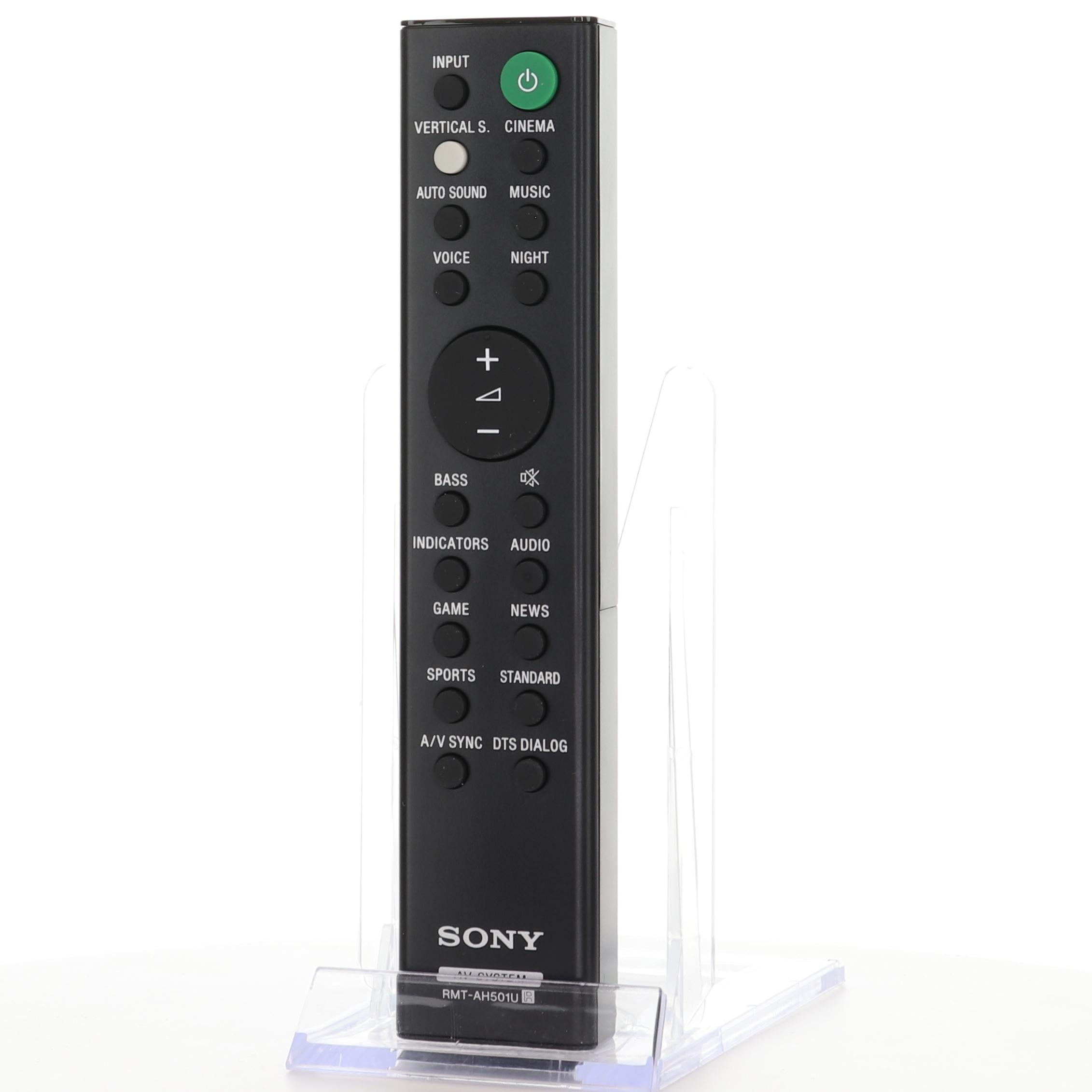 Control remoto para barra de sonido Sony RMTAH501U