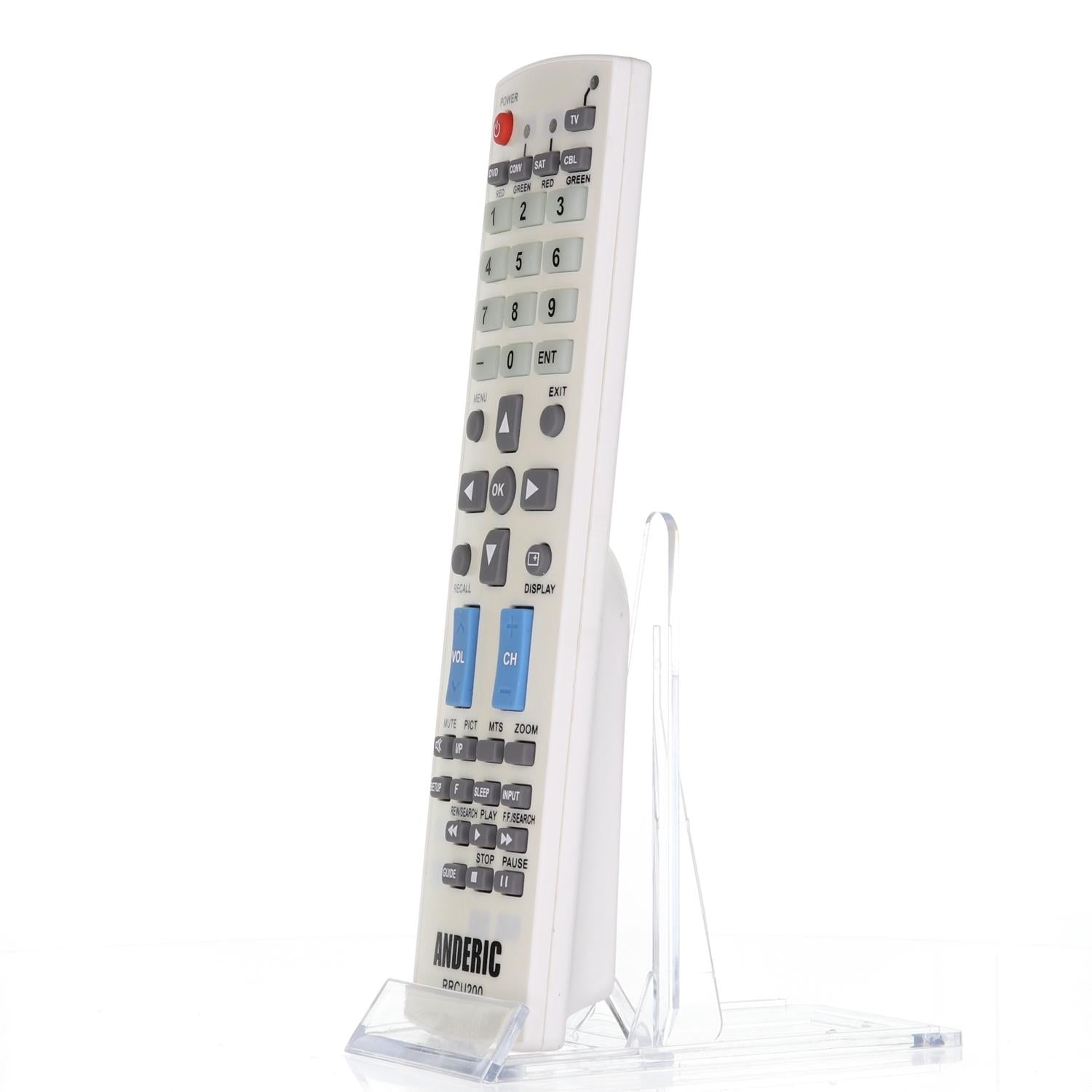 Anderic RRCU200 Universal 5-Device Remote Control for Apex Devices | RCU200 RCU-200