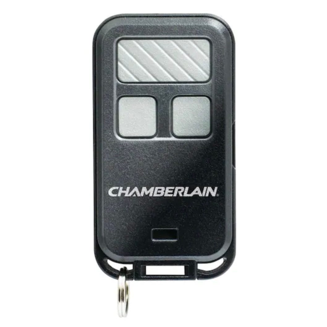 Porte-clés à 3 boutons Chamberlain 956EV pour toutes les télécommandes d'ouvre-porte de garage Chamberlain avec clé d'apprentissage