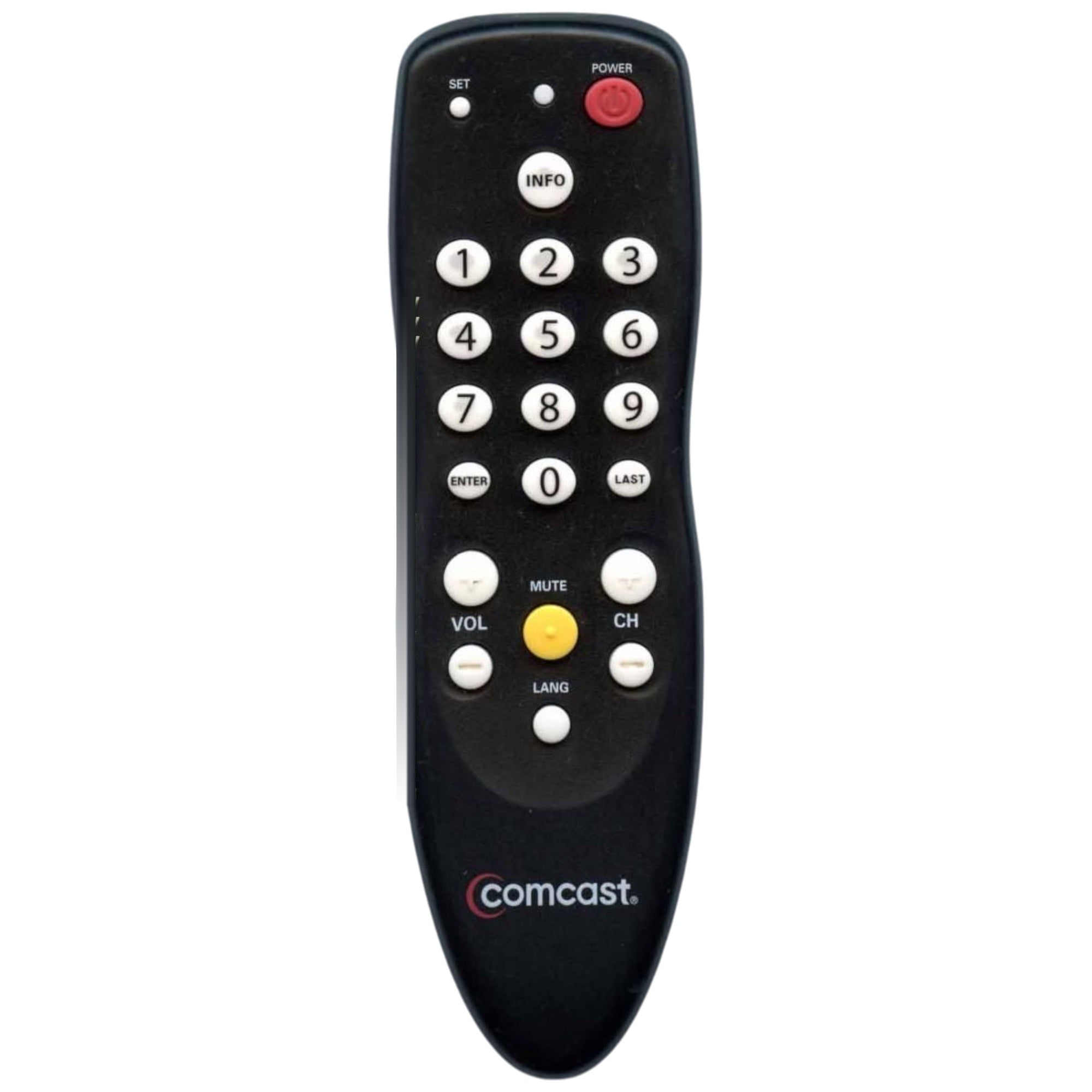 Control remoto del sintonizador de TV digital Comcast RC2392101/01B DTA