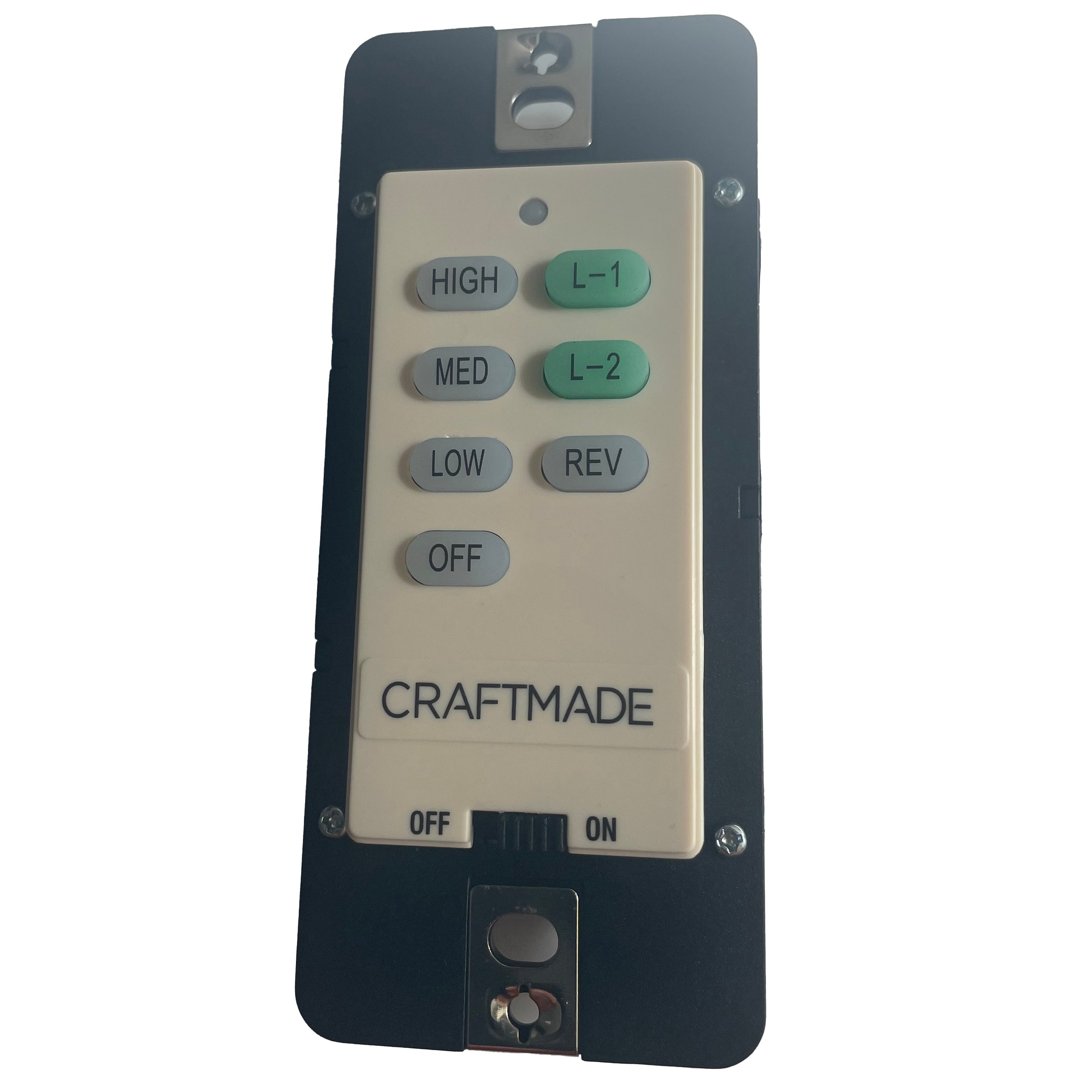 Télécommande filaire pour ventilateur de plafond Craftmade UC7224T/CHQ7224T