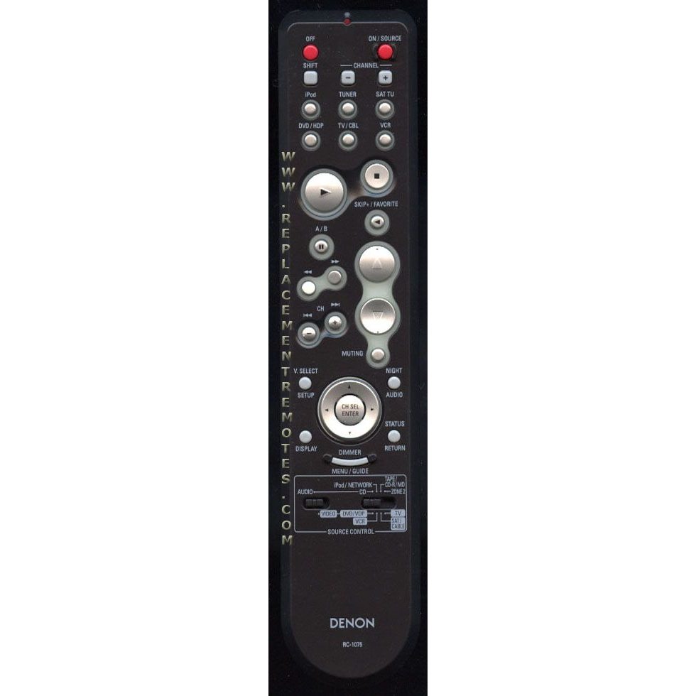 Denon RC1075 Receiver Remote Control
