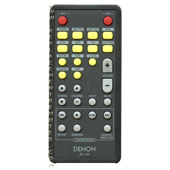 Control remoto del receptor Denon RC1107 ZONE