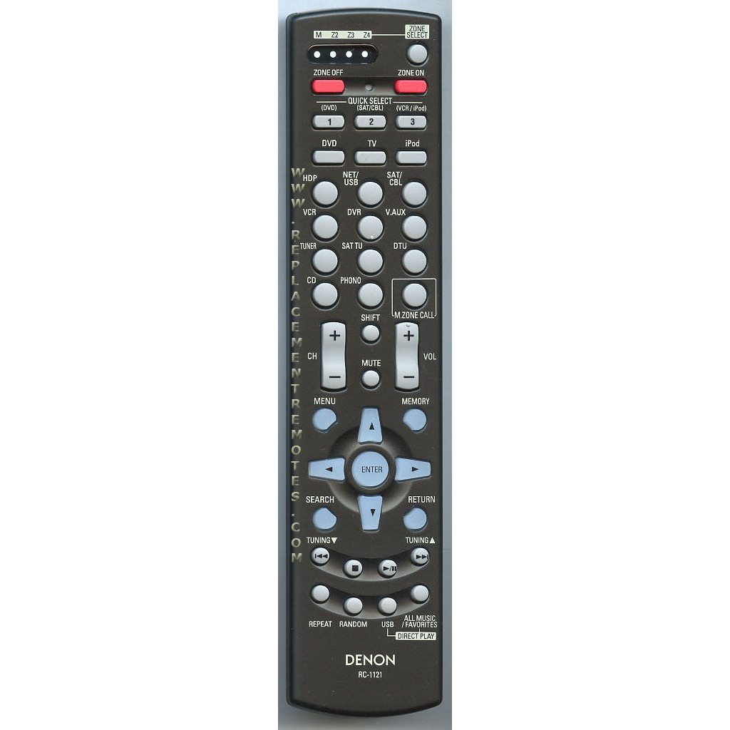 Control remoto del receptor Denon RC1121