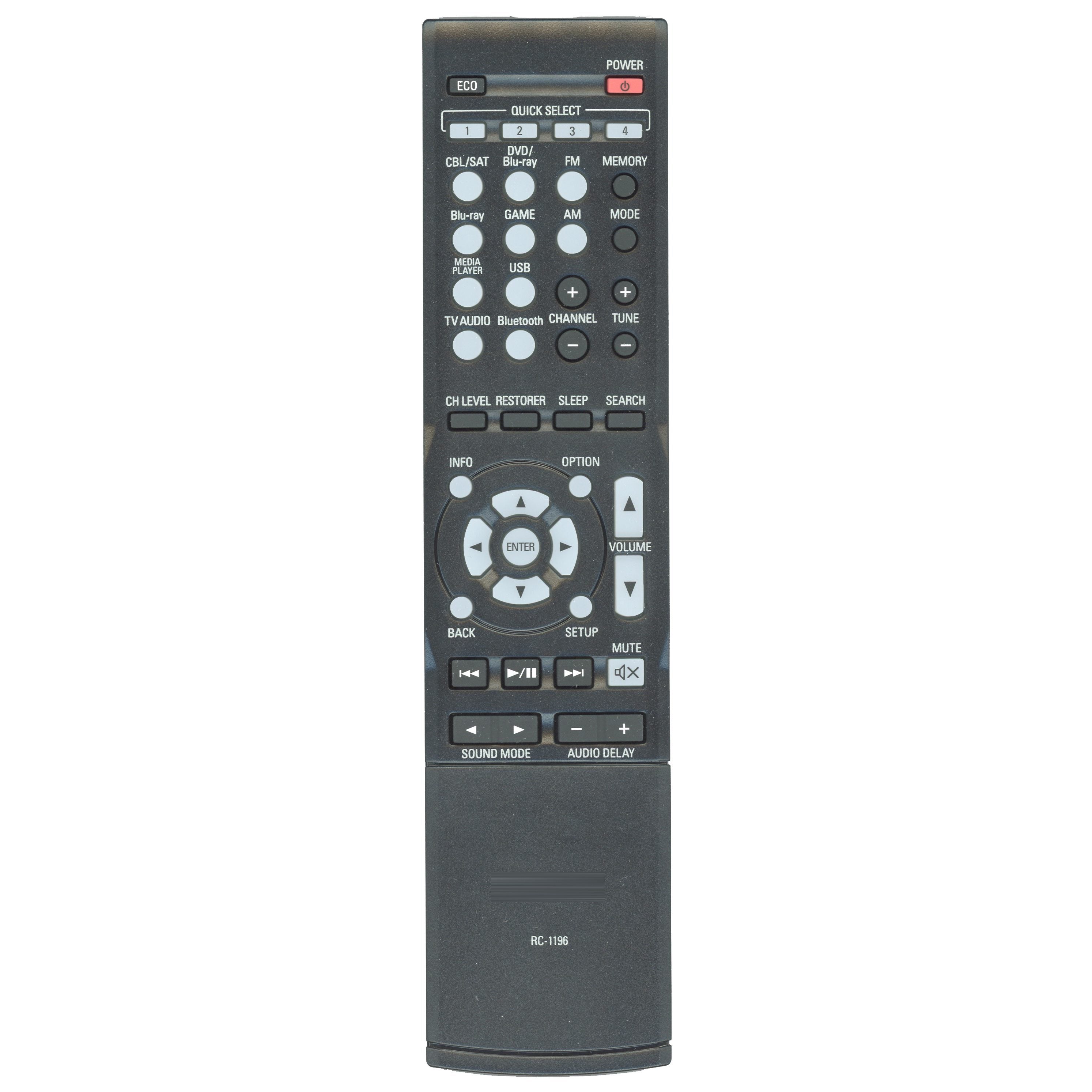 Denon RC-1196 A/V Receiver Remote Control | IR - 30701017000AD