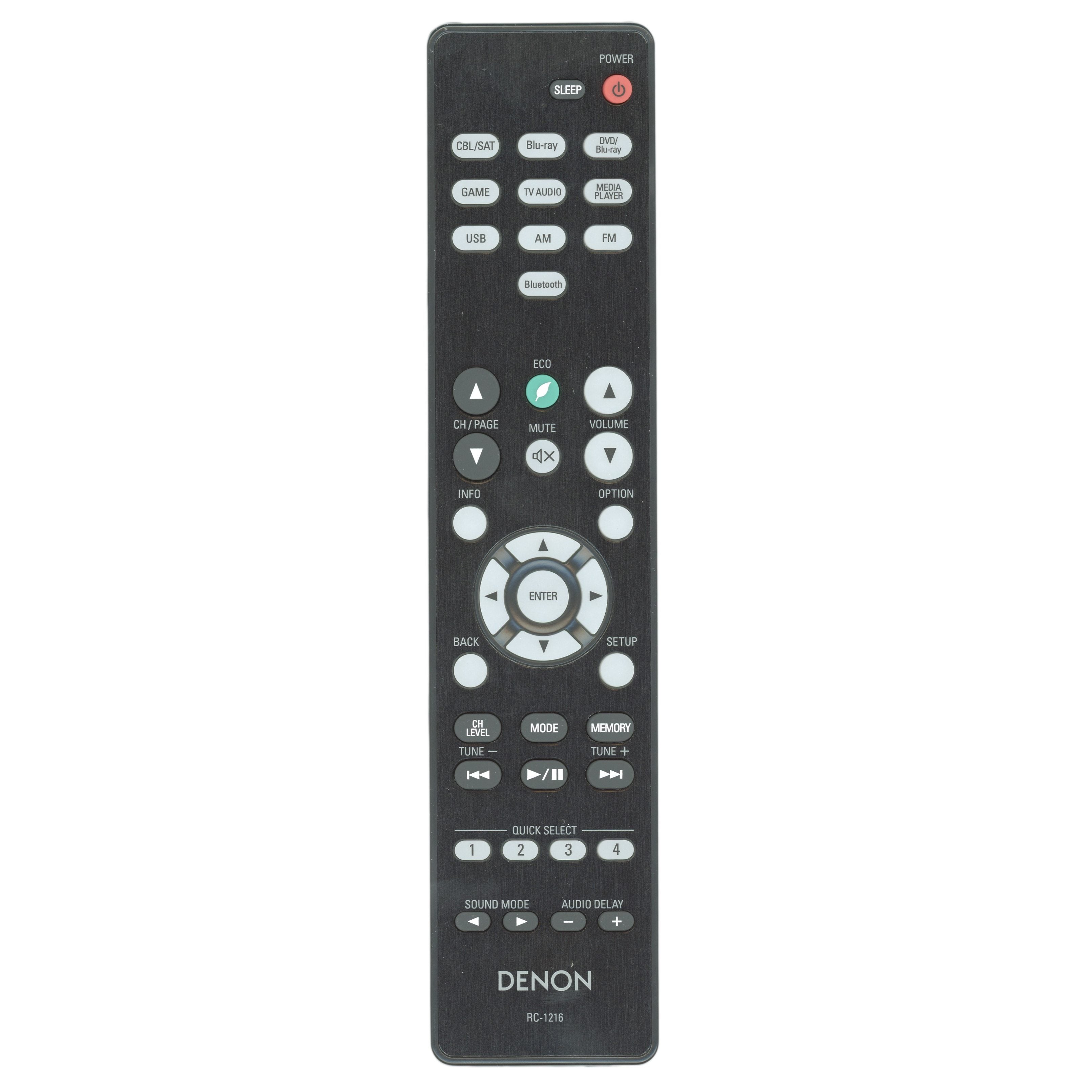 Denon RC-1216 A/V Receiver Remote Control | IR - 30701024400AD