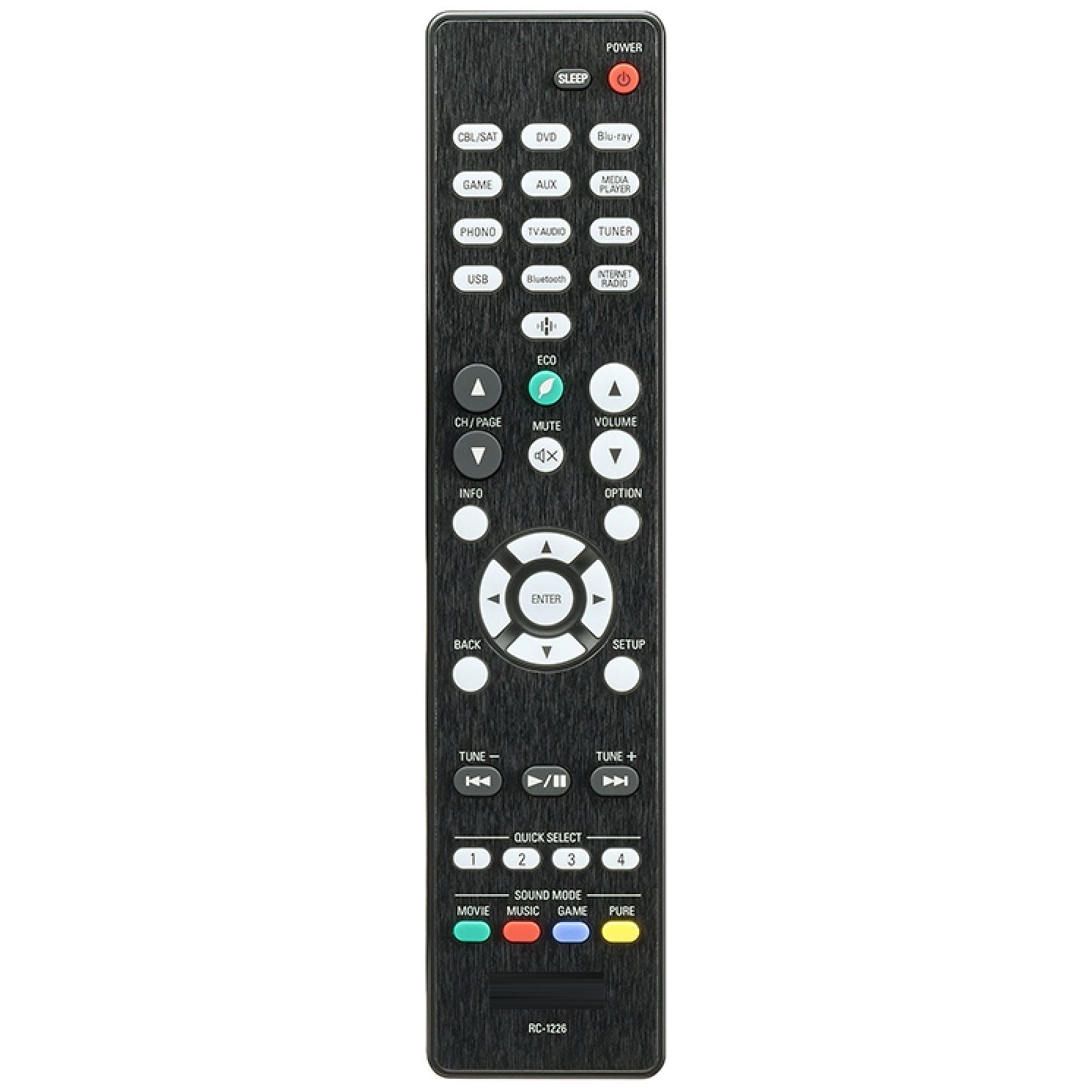 Denon RC-1226 AV Receiver Remote Control | AVRS640H | AVRS650H - 30701