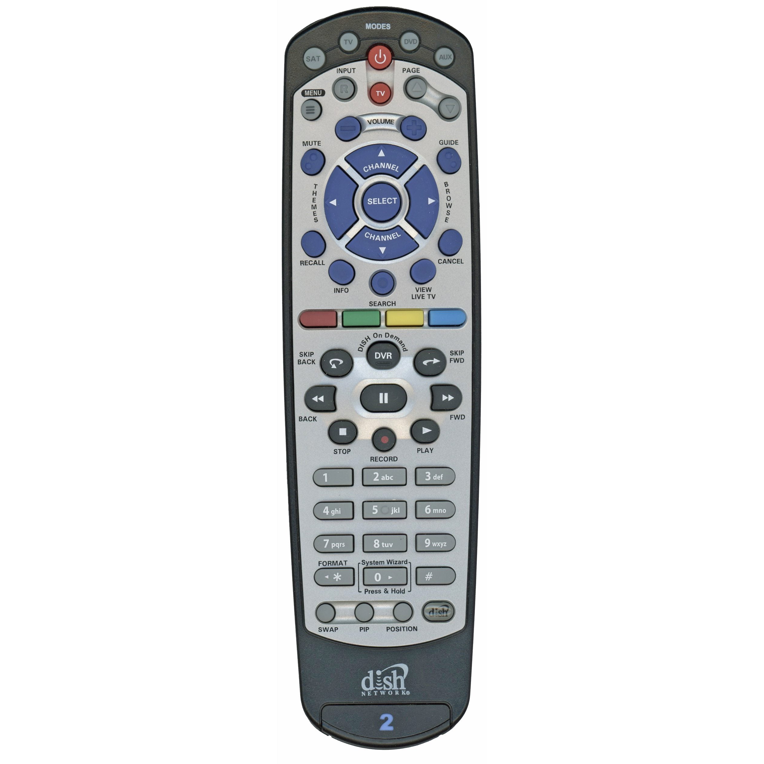 Control remoto satelital IR/UHF 21.0 de Dish-Network 155679