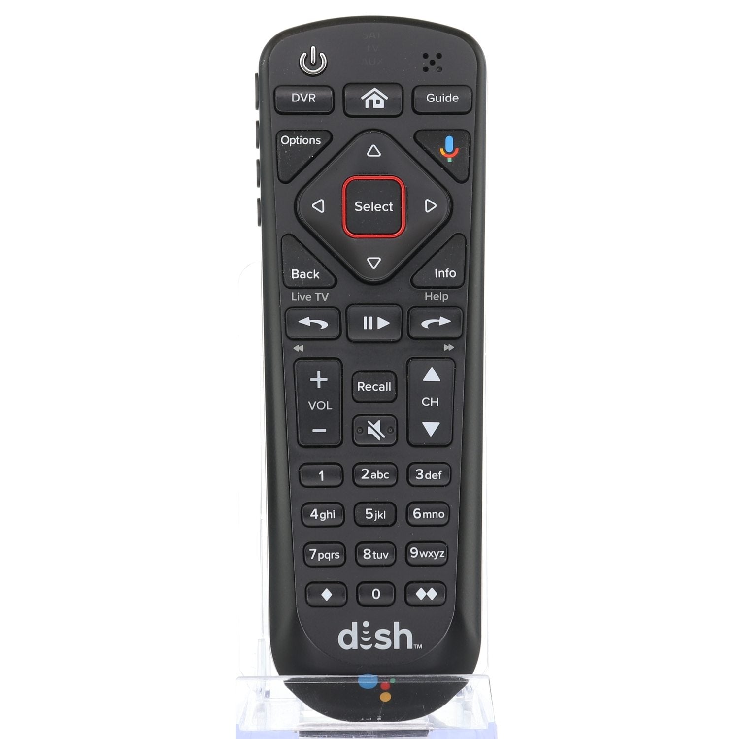 Control remoto satelital Dish-Network 54.1 UHF 2G CON GOOGLE VOICE