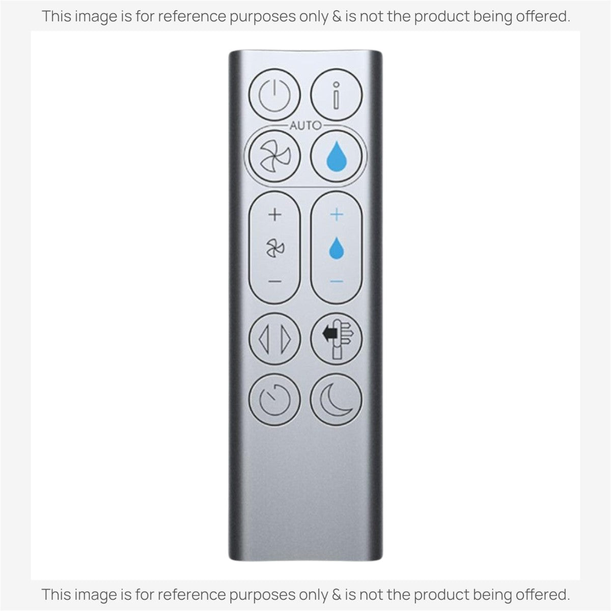 Télécommande de ventilateur Dyson PH01 / PH03 / PH3A Silver Upright Pure Humidify+Cool™ Cryptomic pour purificateur et humidificateur - 970486-06 | 970486-15