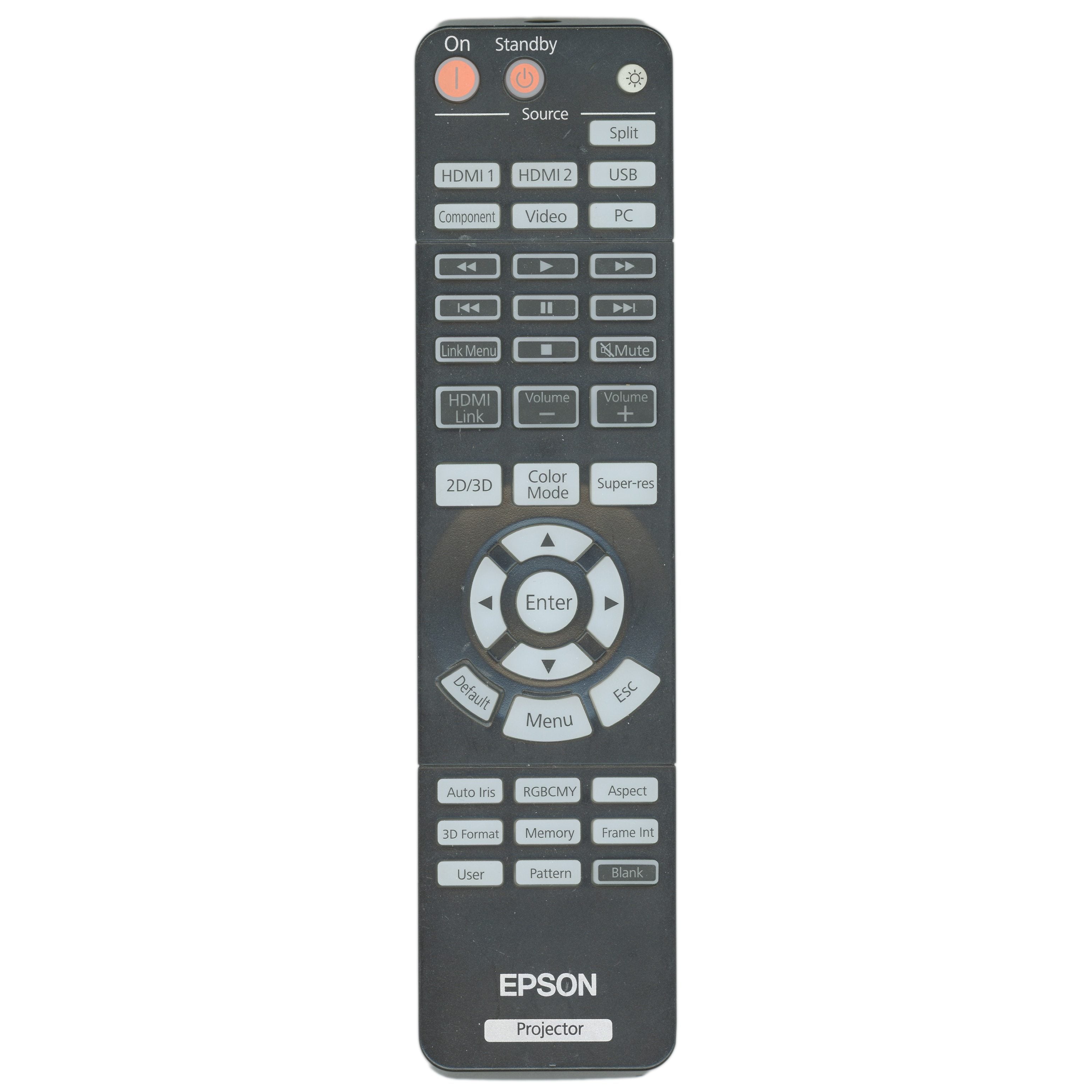 Epson 158198400 IR Remote Control for PowerLite and Pro Cinema Projectors - 158198400