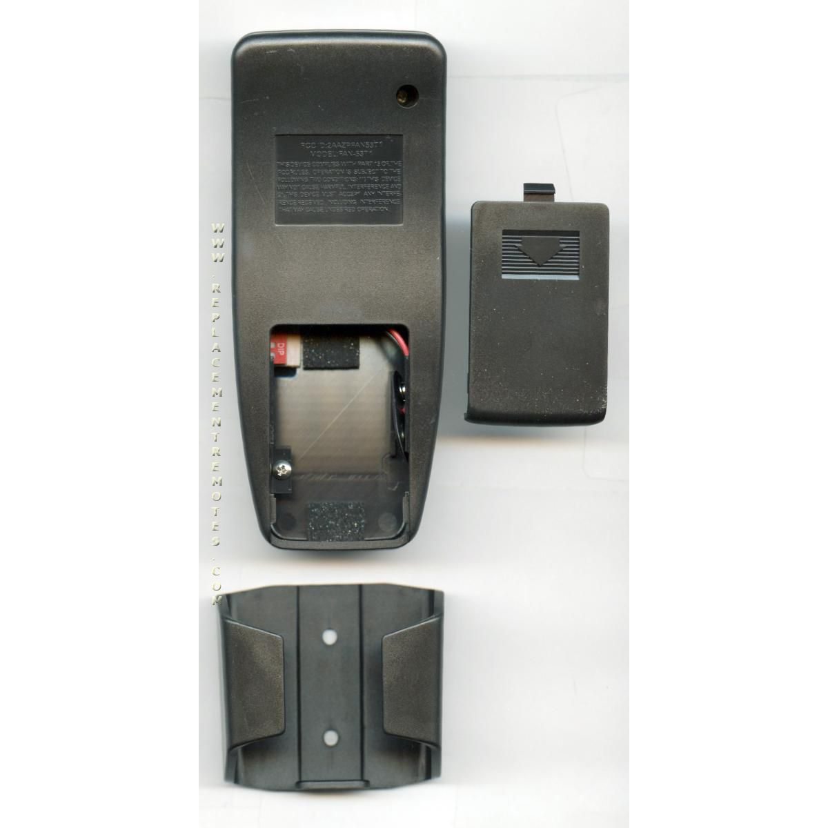 Télécommande Anderic FAN53T noire 315 MHz pour ventilateur de plafond Harbor Breeze