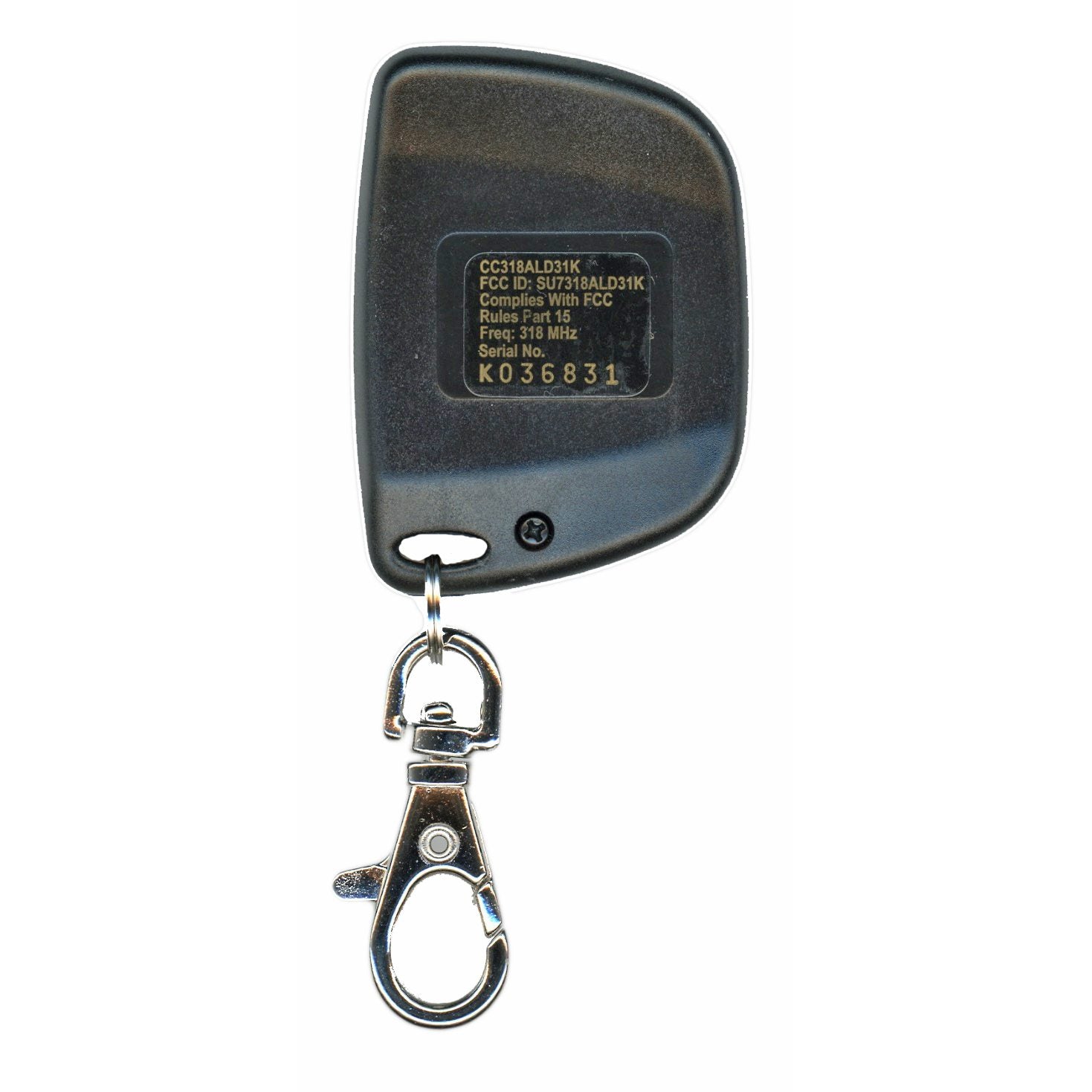 Control remoto para abre-puertas de garaje Firefly CC318ALD31K Trinary