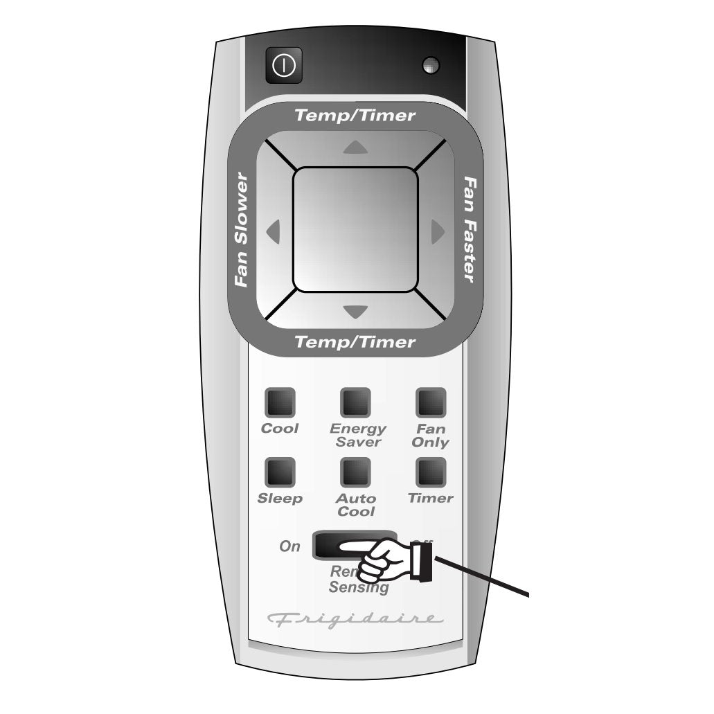 Control remoto del aire acondicionado Frigidaire 5304436595