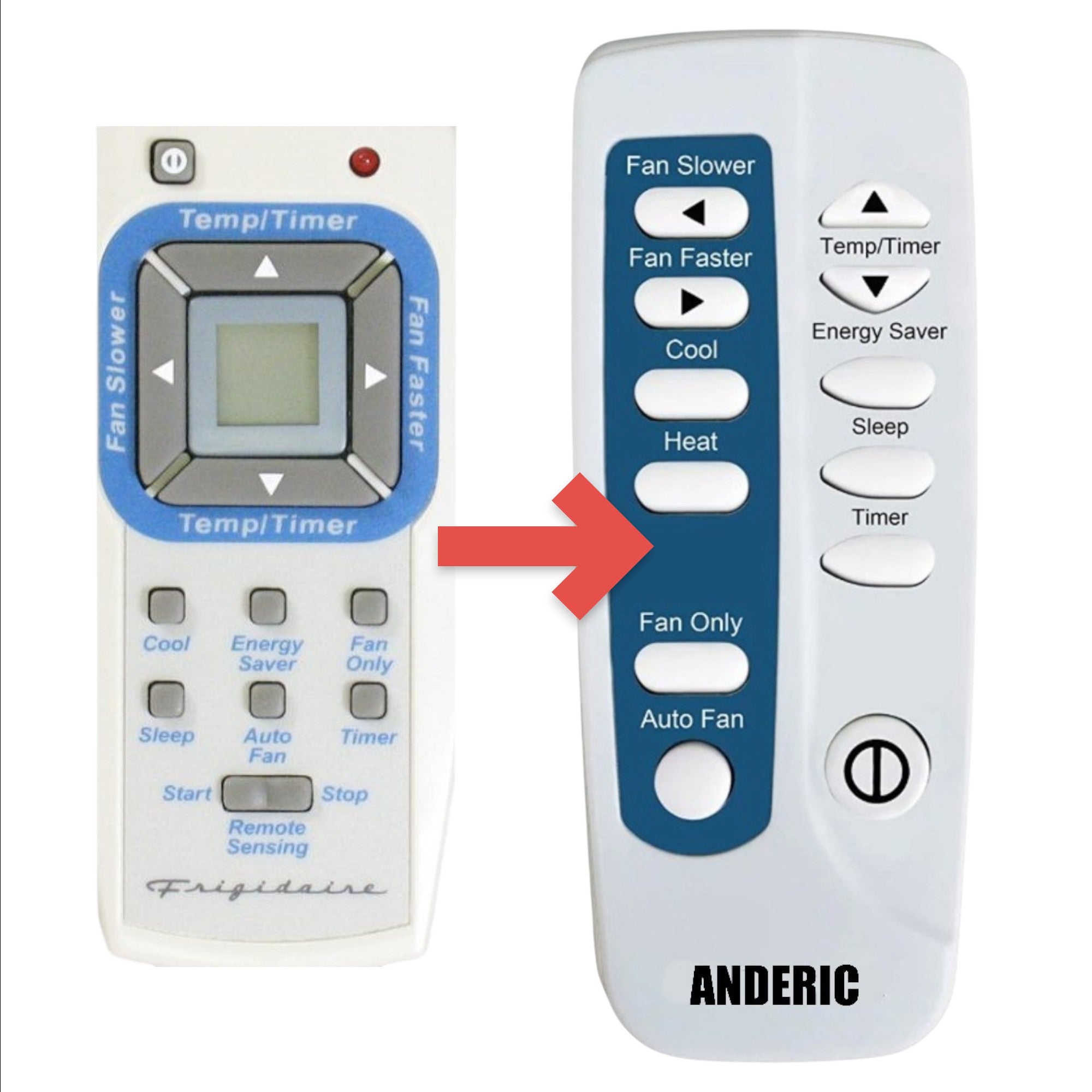 Control remoto del aire acondicionado Frigidaire 5304465400