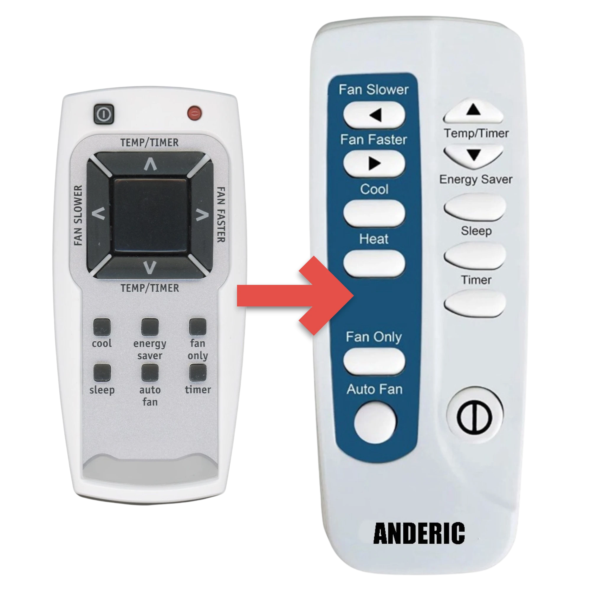 Control remoto del aire acondicionado Frigidaire 5304476802
