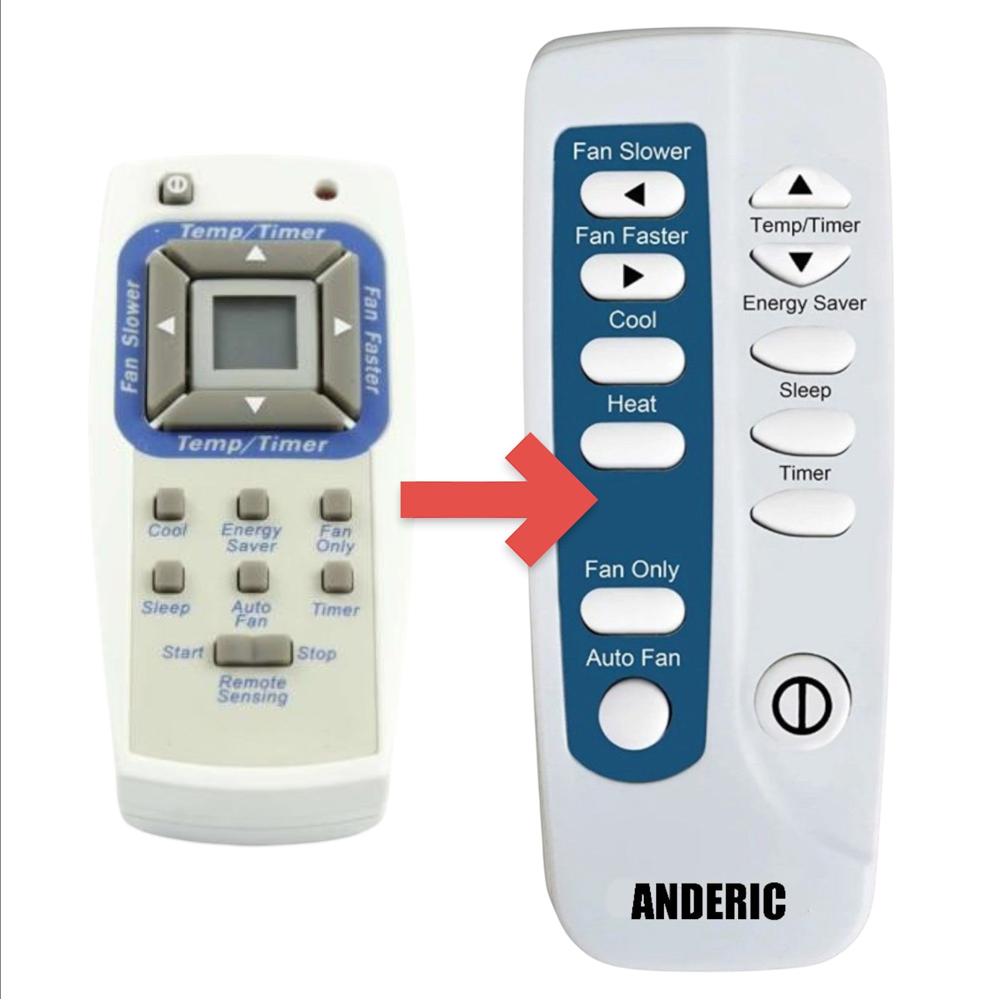 Control remoto del aire acondicionado Frigidaire 5304455454