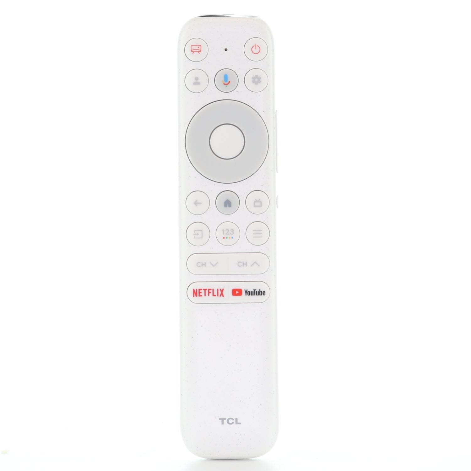 TCL RC902N / FER1 NXTVISION GOOGLE TV Remote Control with Voice | White | Netflix | YouTube - G0401-000232