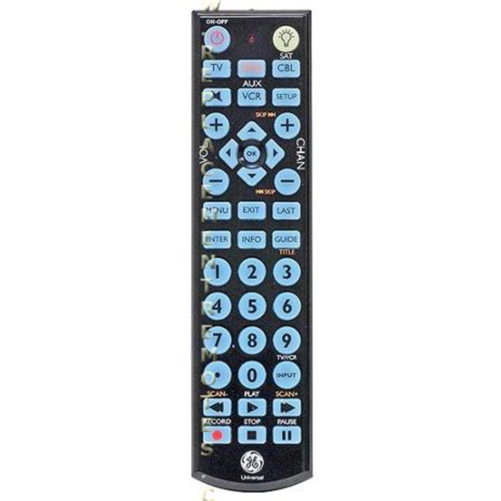 Control remoto universal GE General Electric 24116 para 4 dispositivos