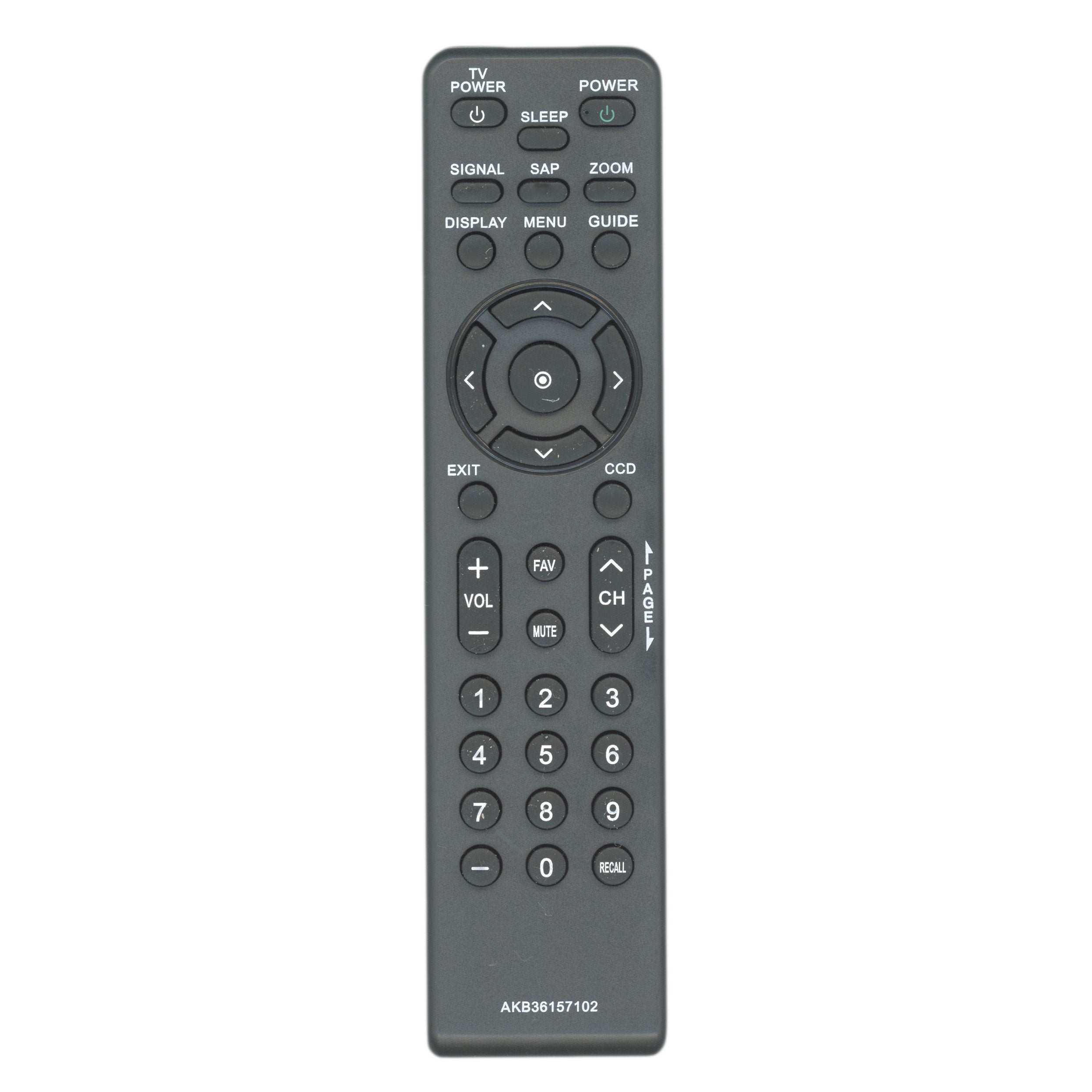 Control remoto genérico AKB36157102 para sintonizador de TV digital LG - AKB36157102
