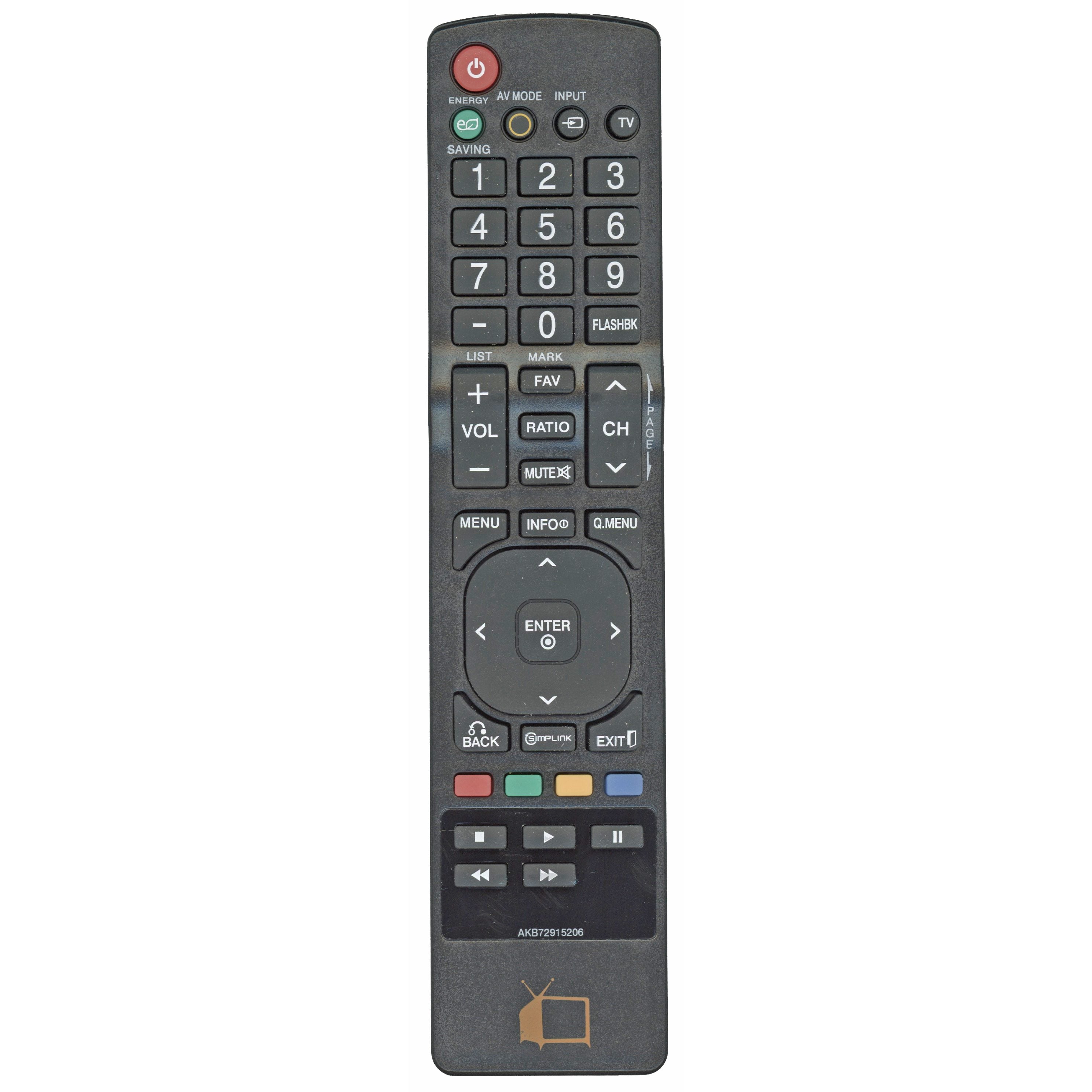 Generic AKB72915206 FOR LG TV Remote Control