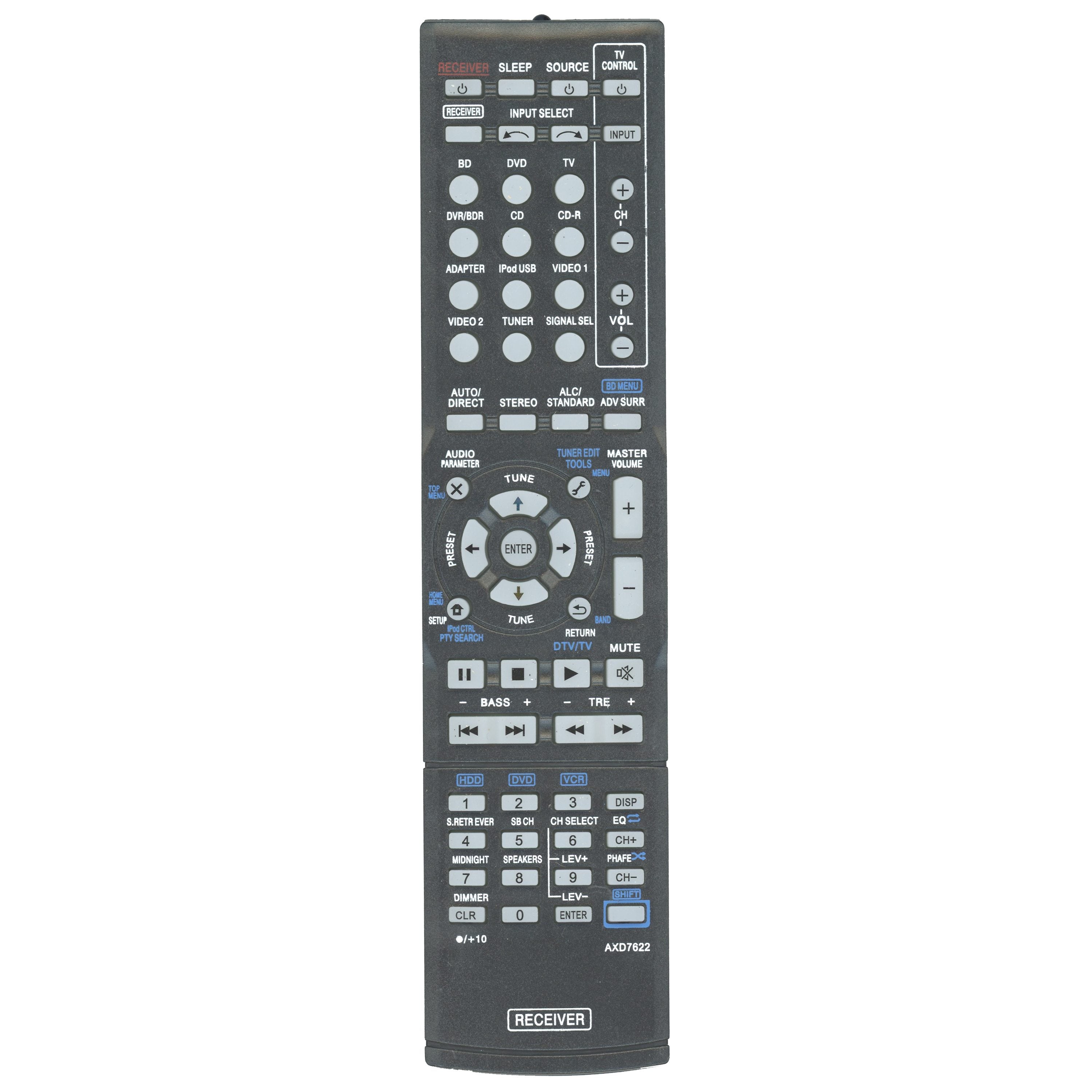 Télécommande Anderic Generics AXD7622 pour récepteur Pioneer