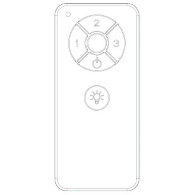 Control remoto genérico para ventilador de techo FAN65T