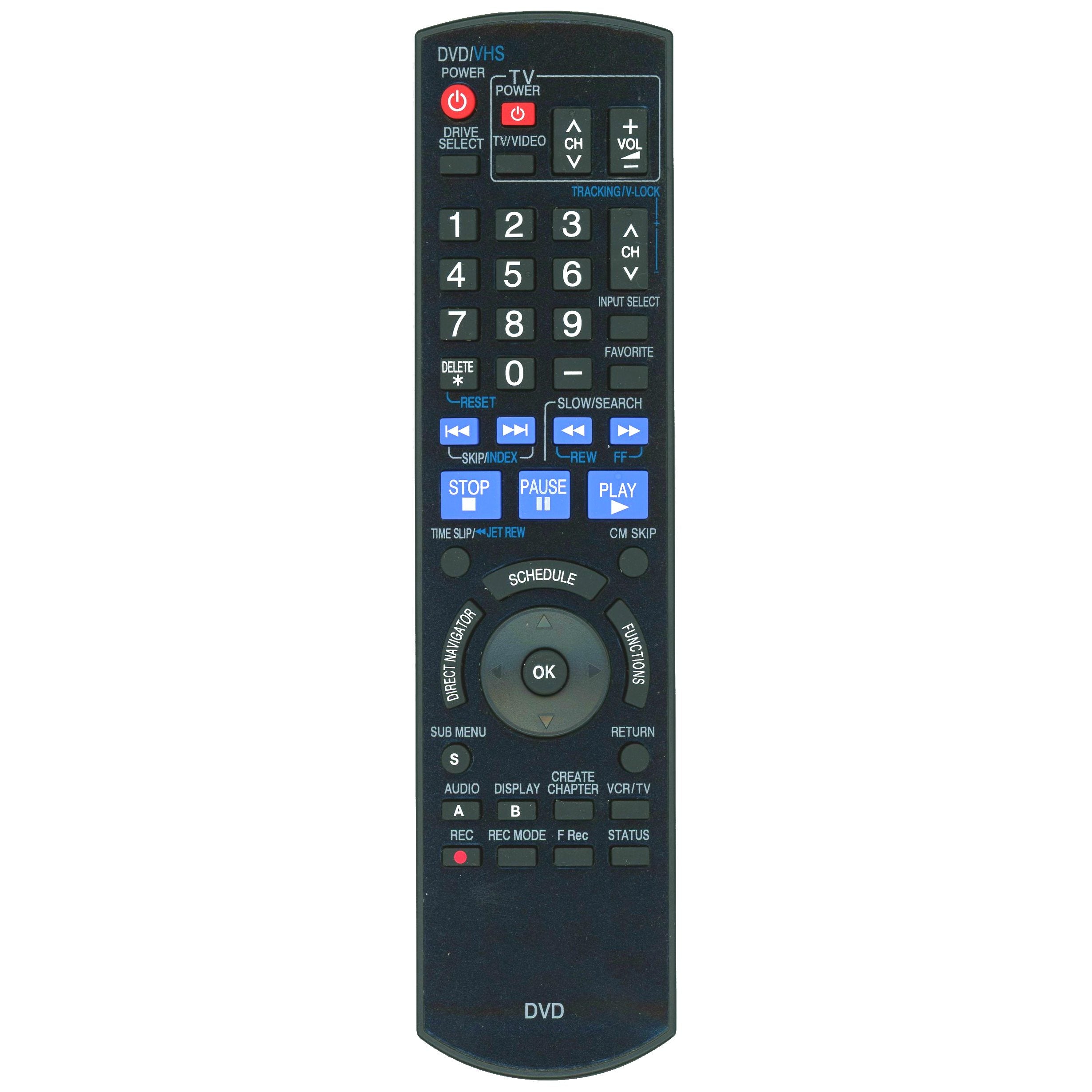 Télécommande générique N2QAYB000197 pour Panasonic DVDR