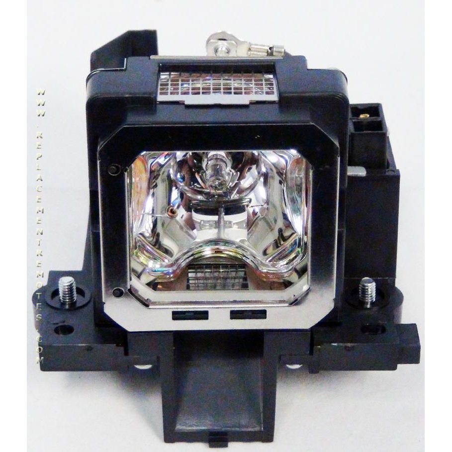 The Generic PKL2312UP for JVC Projector Lamp Assembly includes a Genuine Original Ushio Bulb in a durable black case, complete with mounting screws and connectors for easy installation.