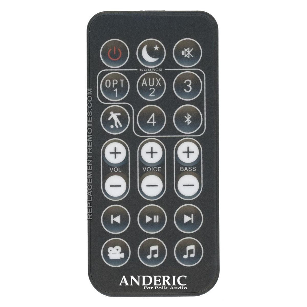 Control remoto genérico RE6915-1 para barra de sonido Polk