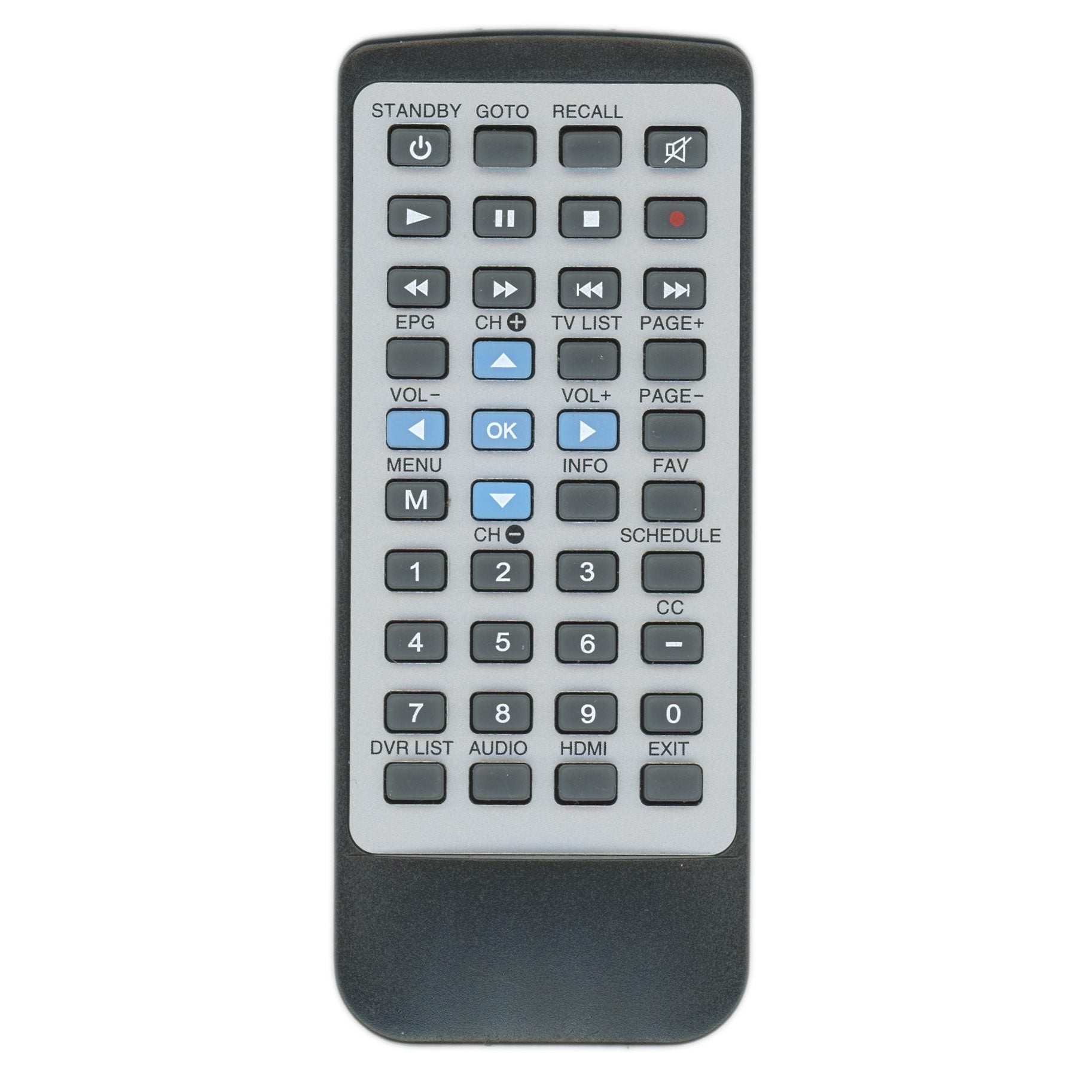 Télécommande générique RRDTA880 pour convertisseur de tuner TV numérique