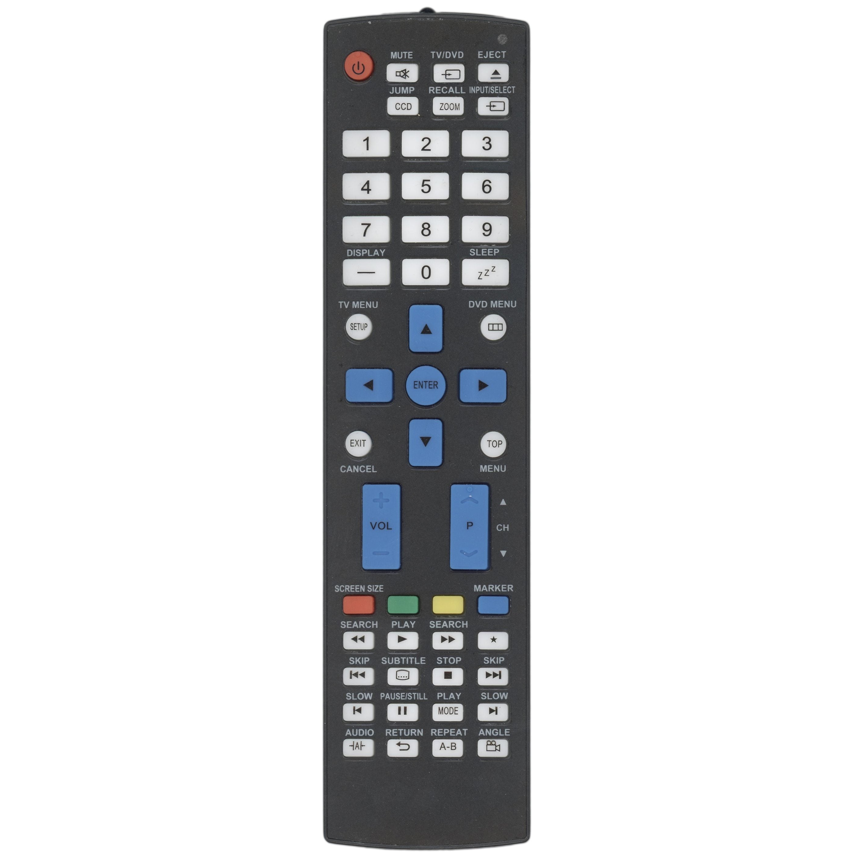 Generic RM-C1221 for JVC TV/DVD Remote Control - RRMC1221