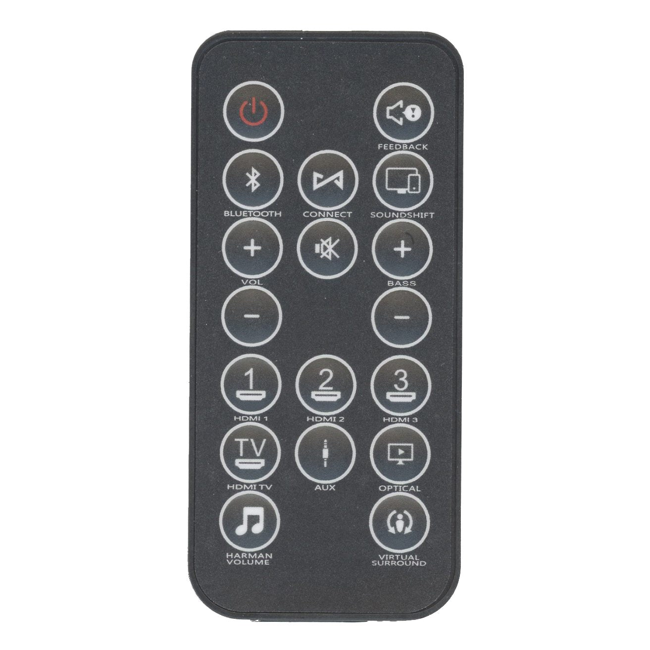 Control remoto genérico RRSB450 para barra de sonido JBL