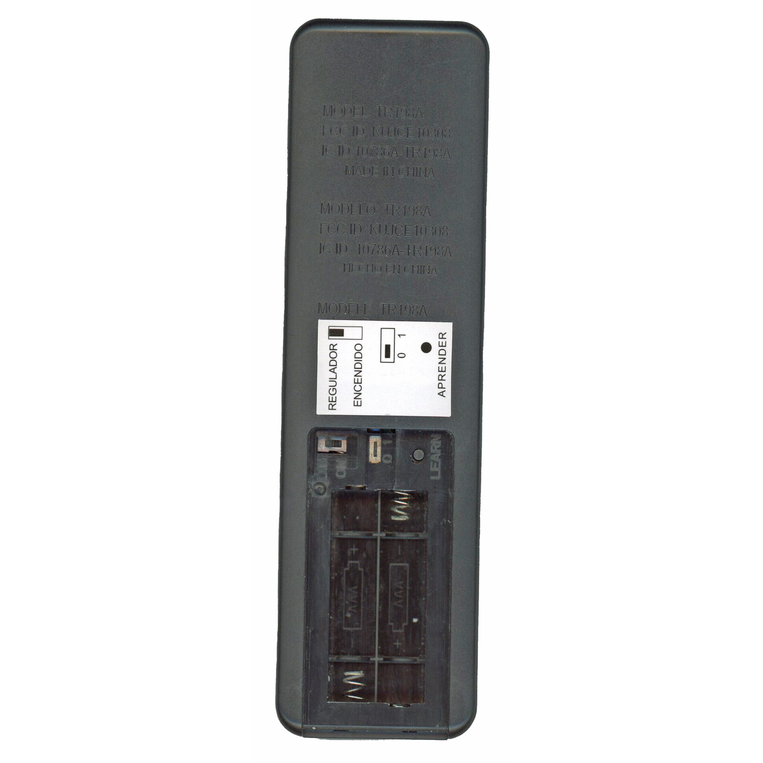 Télécommande générique pour ventilateur de plafond TR198A KUJCE10308