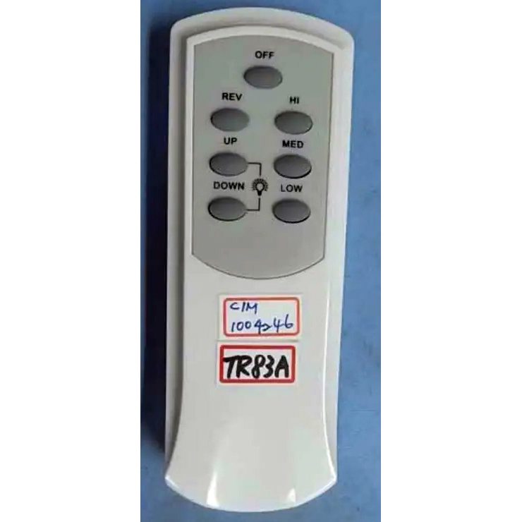 Télécommande générique pour ventilateur de plafond TR83A KUJCE9905