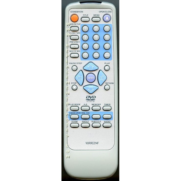 Control remoto de DVD genérico VURRC214F